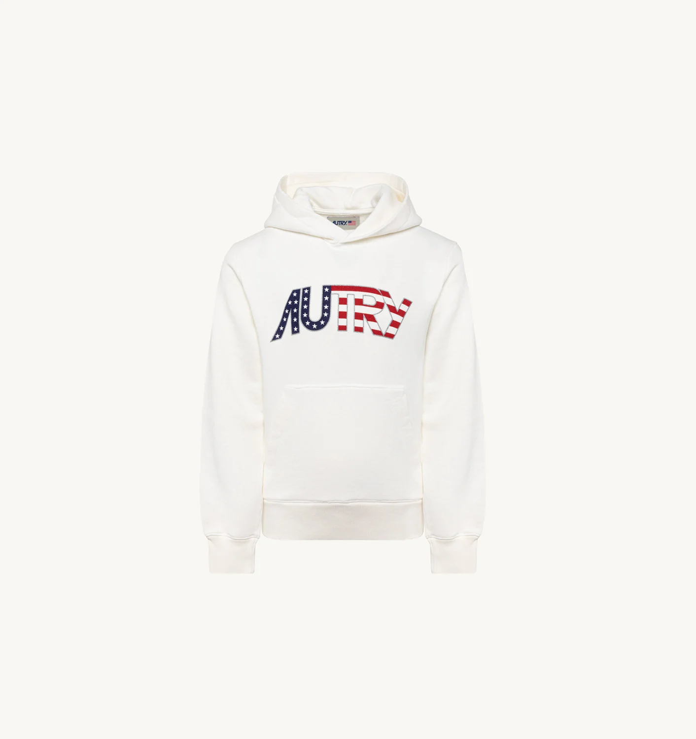 SWEATSHIRT KIDS HOODED IN COTTON JERSEY COLOR WHITE