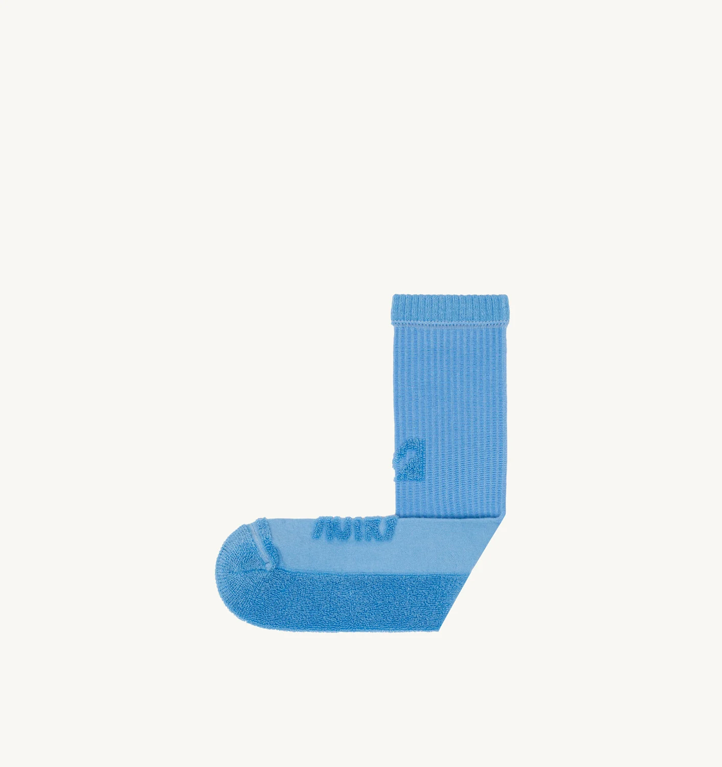 SOCKS IN AZURE COTTON TERRY