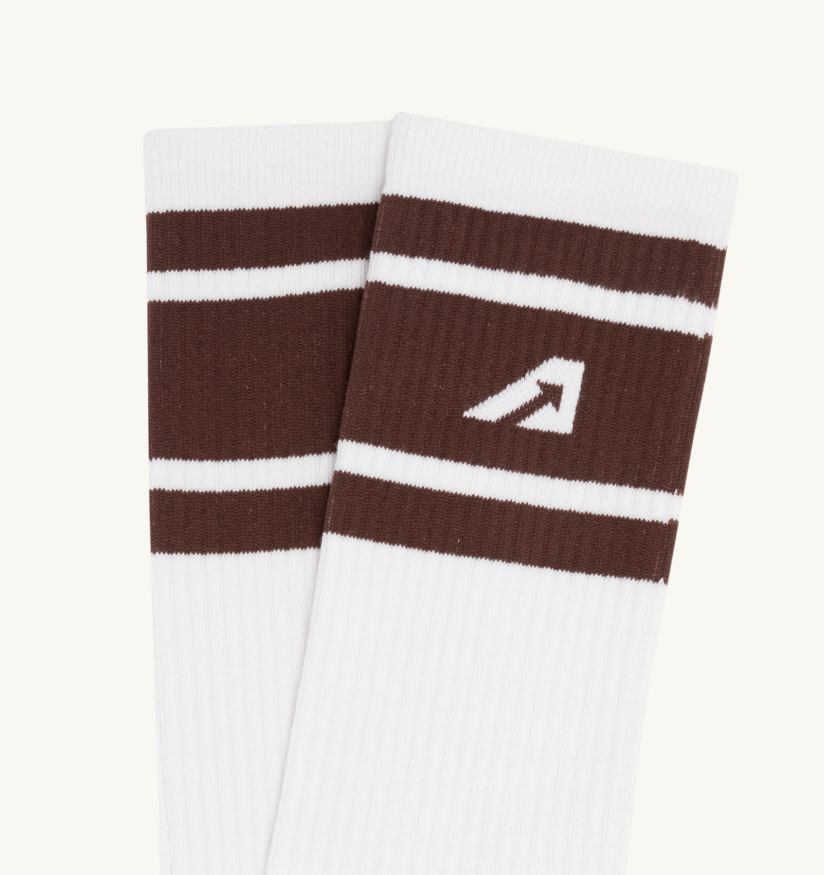 SOCKS IN BROWN COTTON TERRY