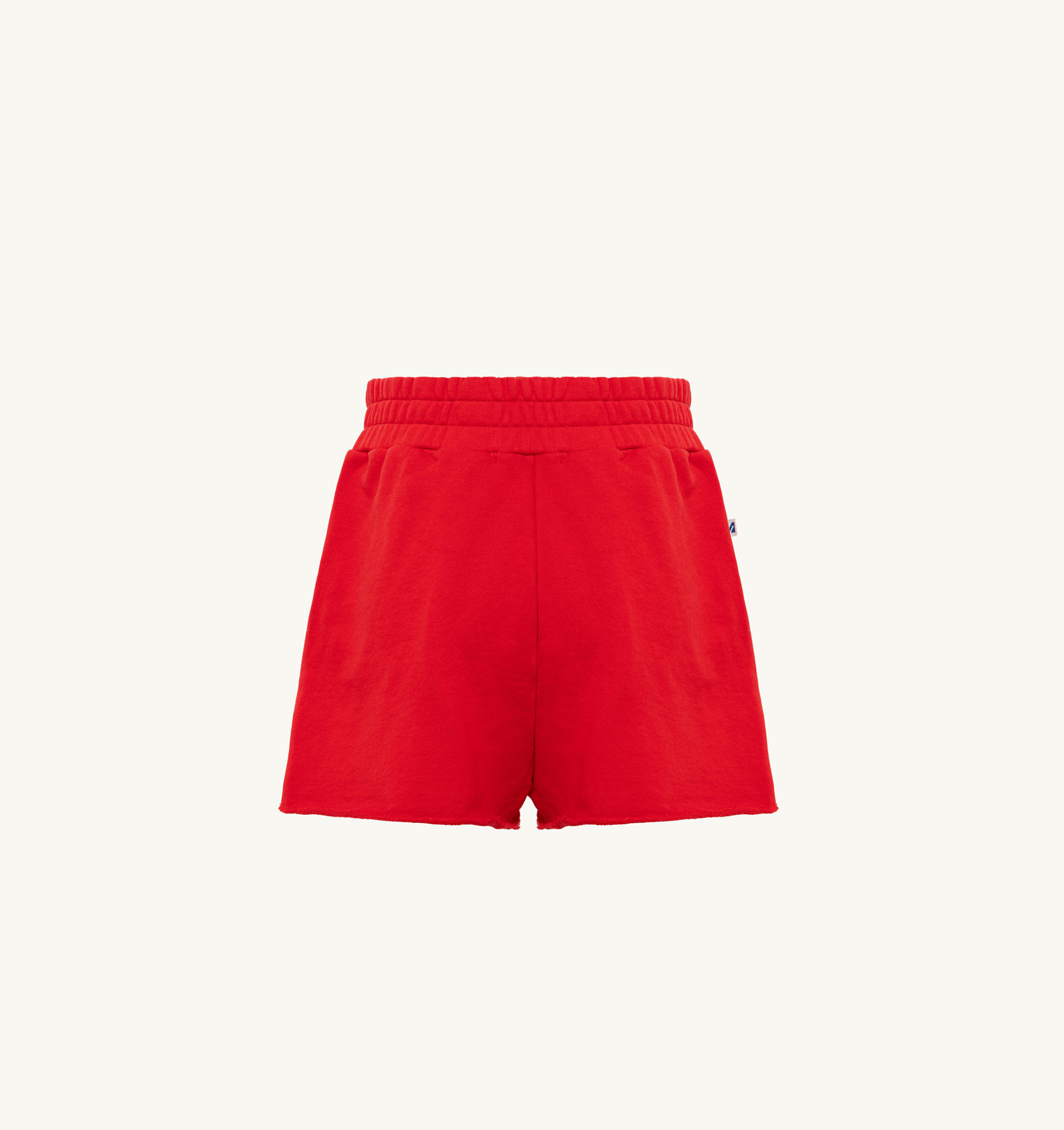 SHORTS IN JERSEY DI ROSSO COTTON