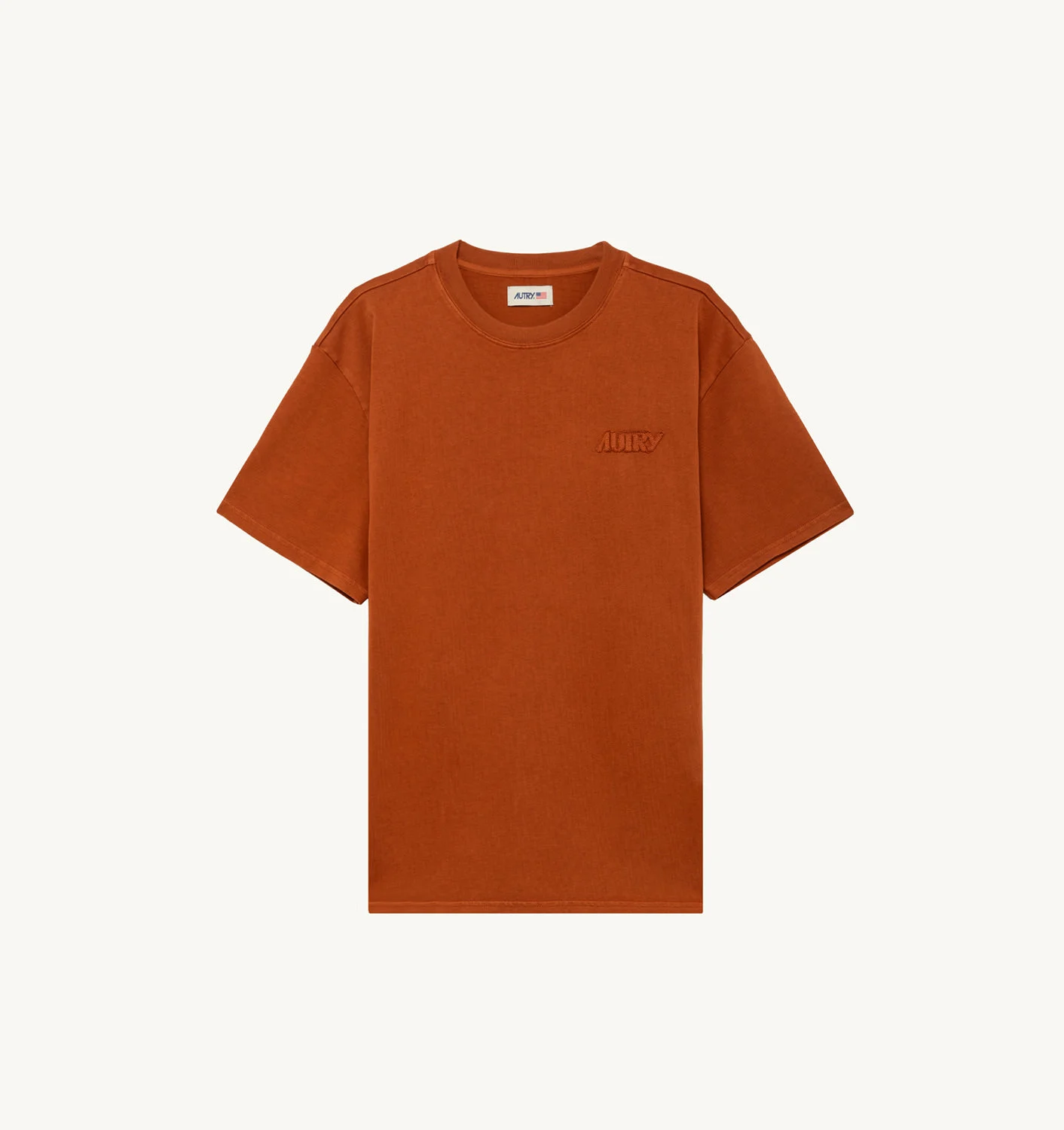 LOOSE-FIT T-SHIRT IN RED HEAVY COTTON