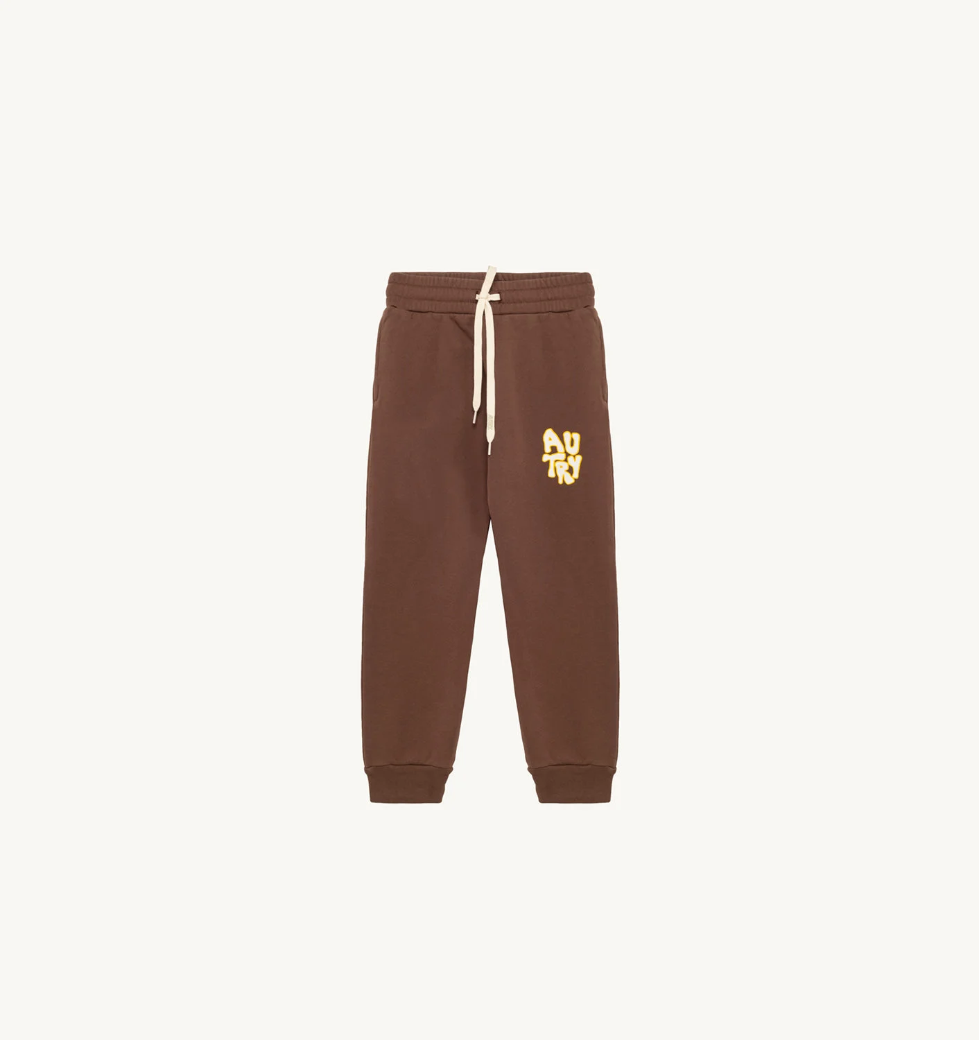 KIDS SWEATPANTS IN BROWN JERSEY
