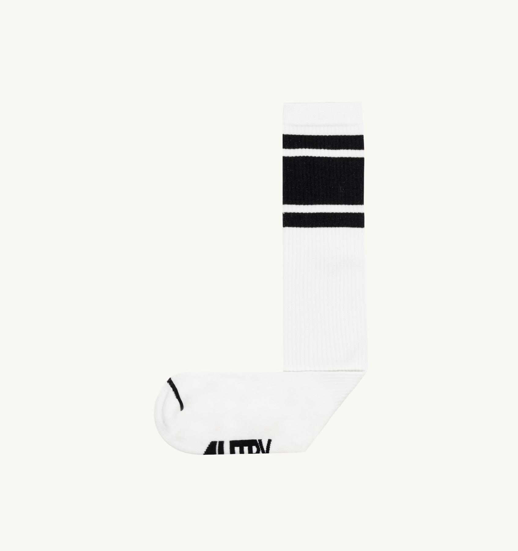 LOGO SOCKS IN COTTON TERRY COLOR WHITE BLACK