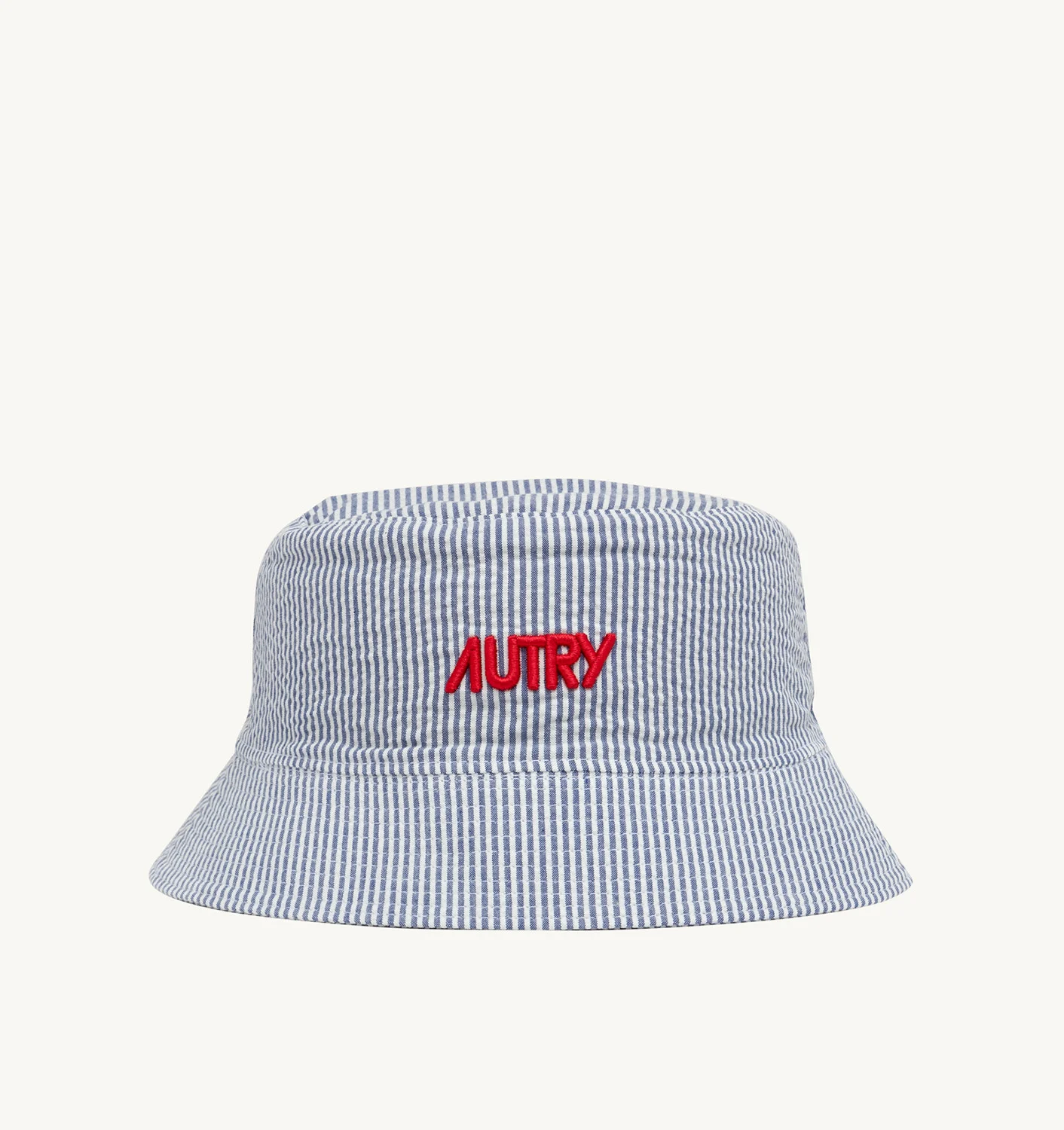 BUCKET HAT IN STRIPED COTTON