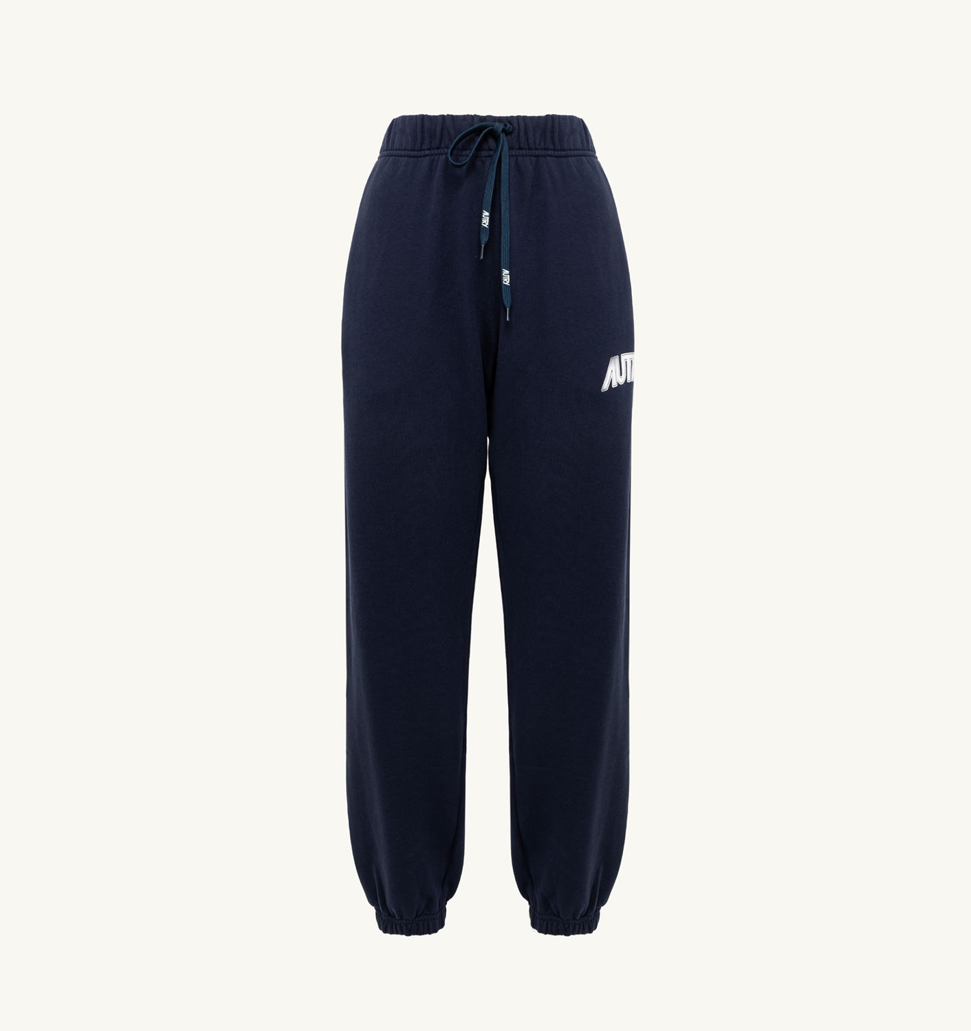 JOGGER PANTS IN BLUE COTTON JERSEY