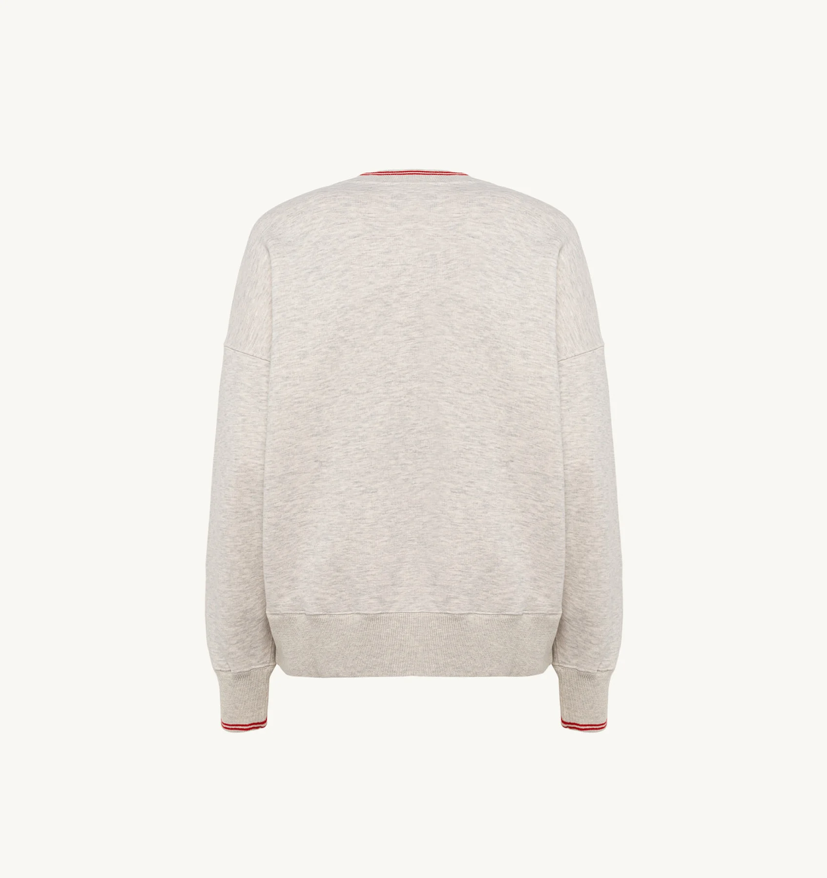 RELAXED FIT CREW NECK SWEATSHIRT IN COTTON