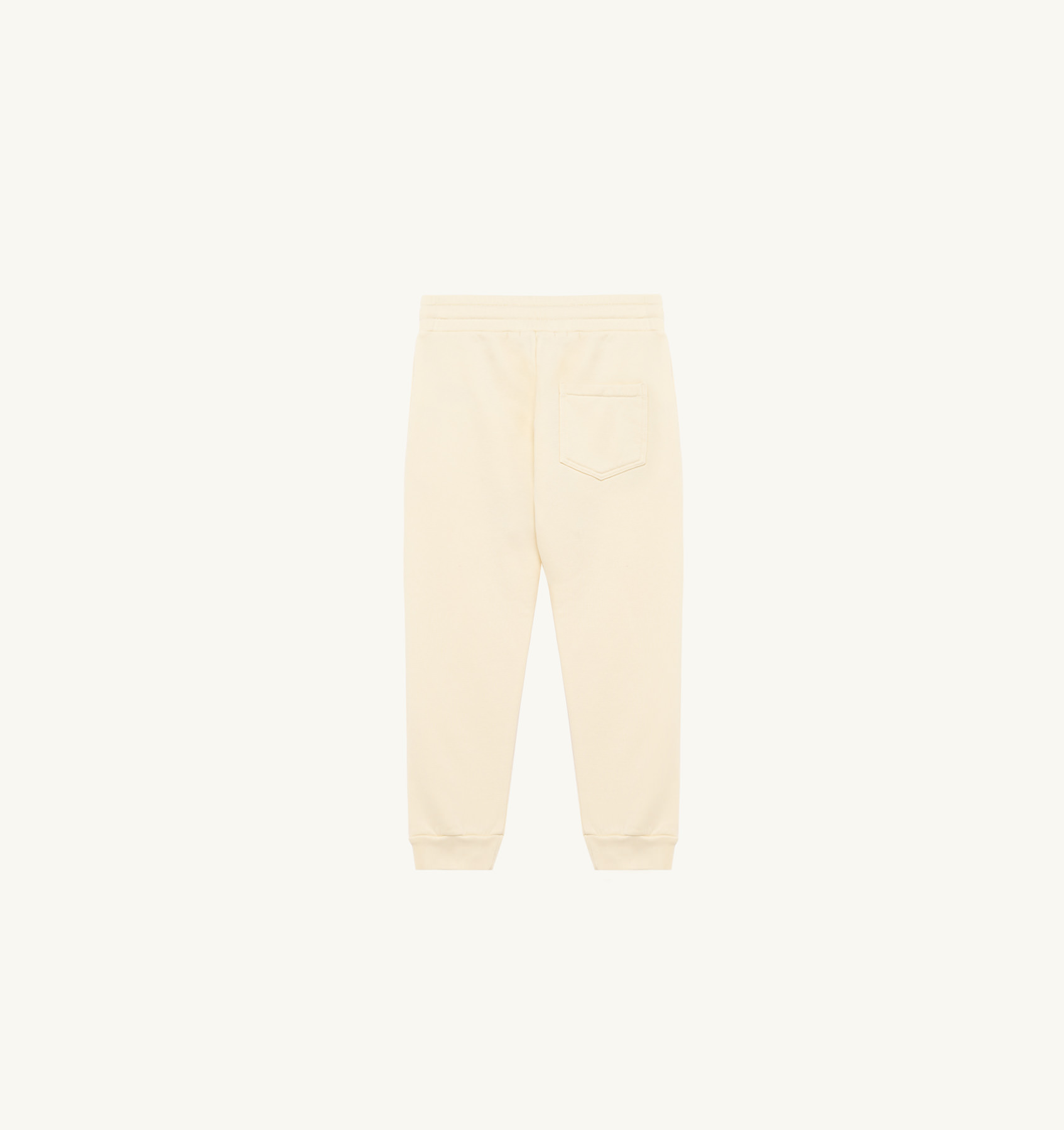 KIDS SWEATPANTS IN WHITE JERSEY