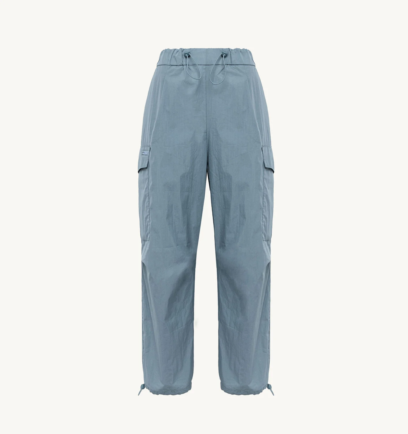 CARGO PANTS IN AIR FORCE BLUE NYLON