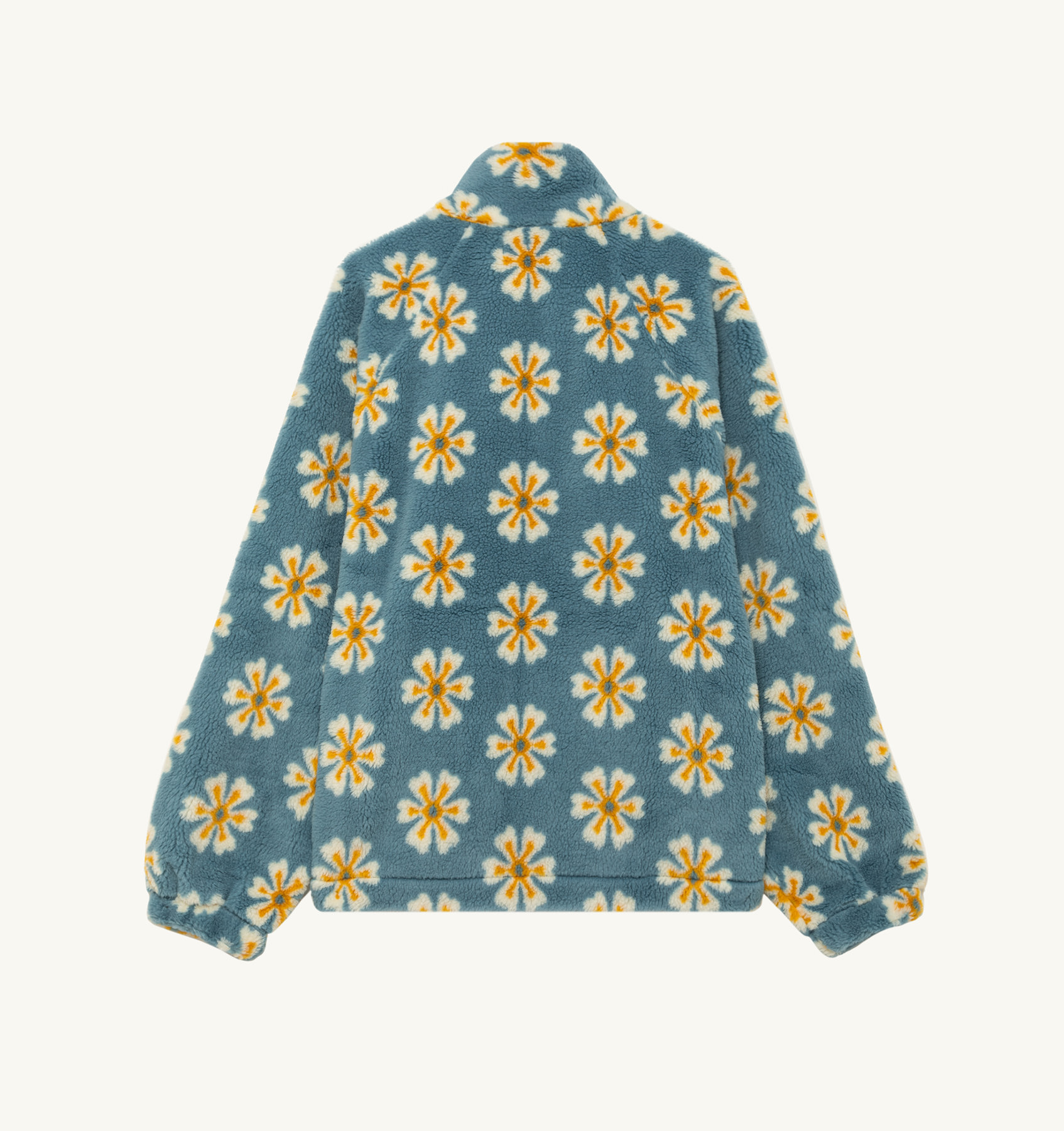 UNISEX JACKET IN FLOWERS TEDDY