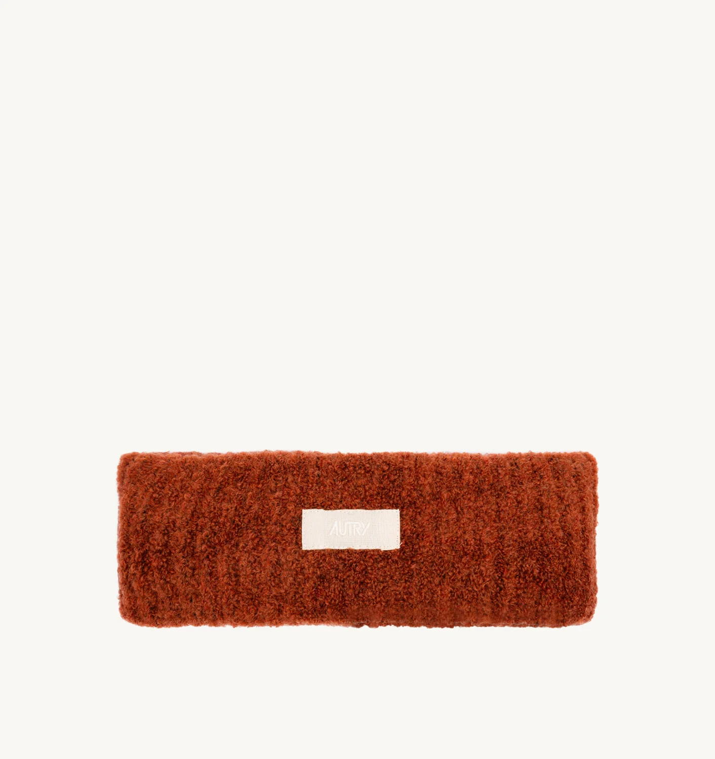 HEADBAND IN RED WOOL