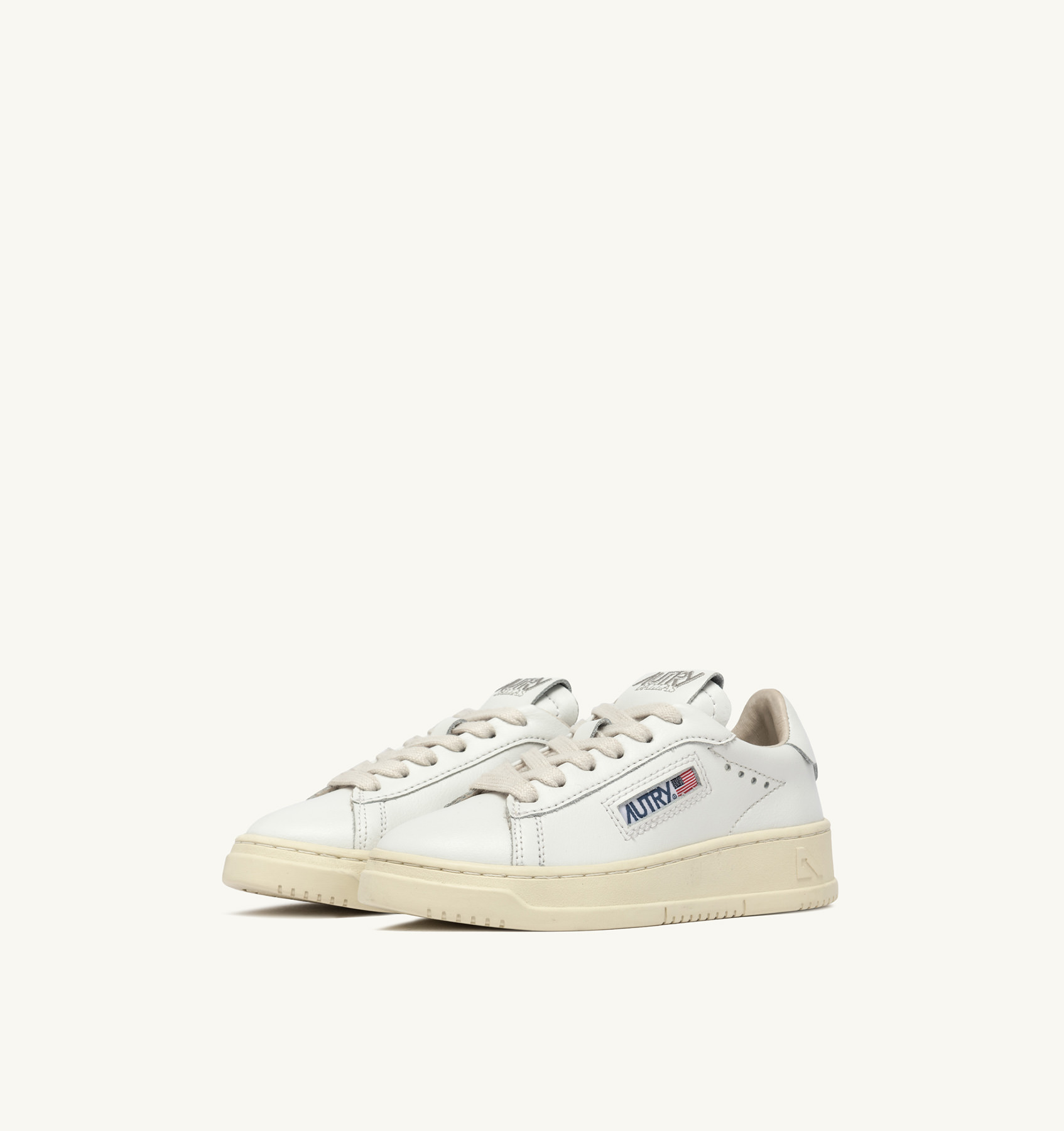DALLAS LOW SNEAKERS IN WHITE LEATHER