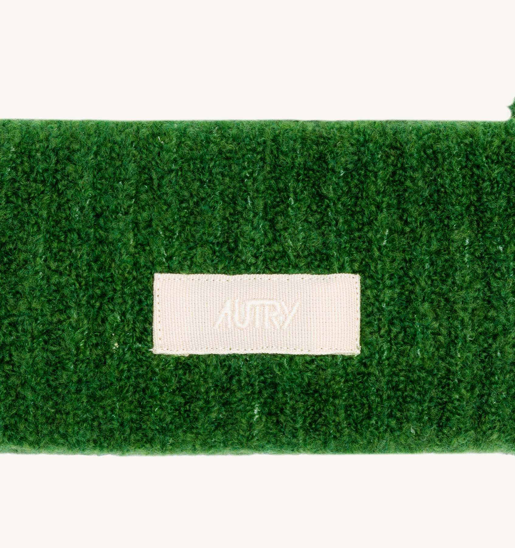 HEADBAND IN GREEN WOOL