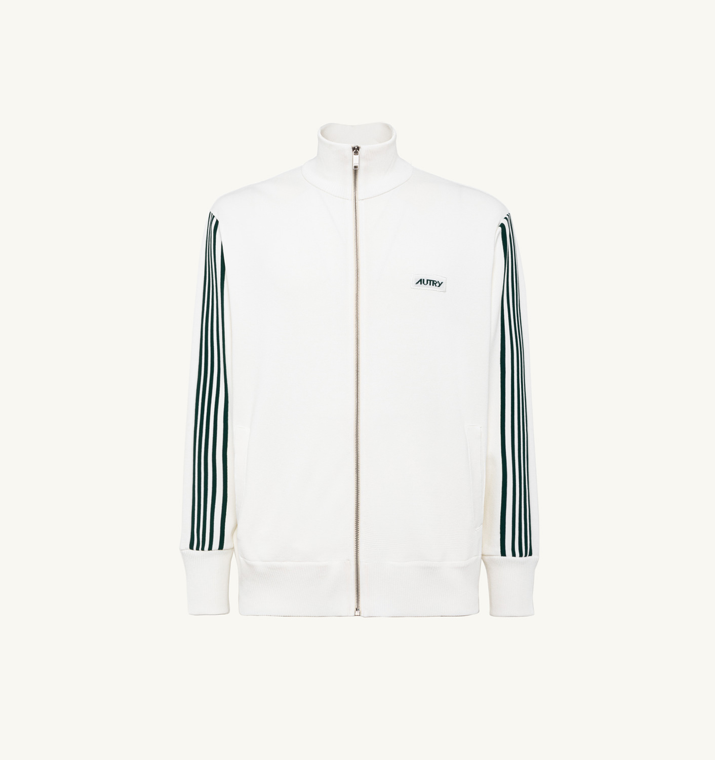 JACKET IN IVORY WHITE VISCOSE