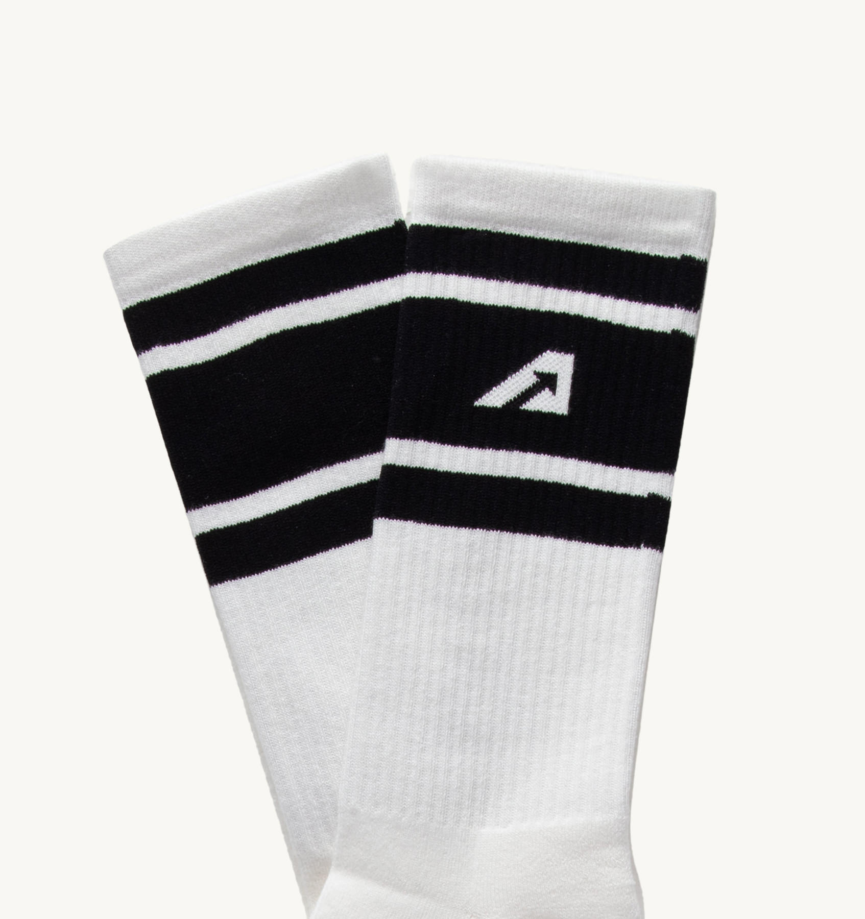 SOCKS IN BLACK COTTON TERRY
