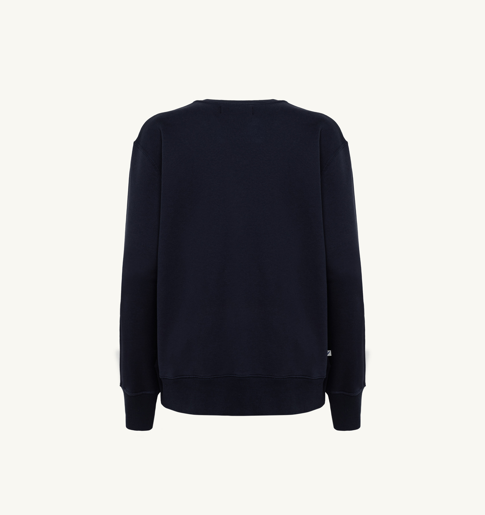 CREW NECK SWEATSHIRT IN BLUE COTTON