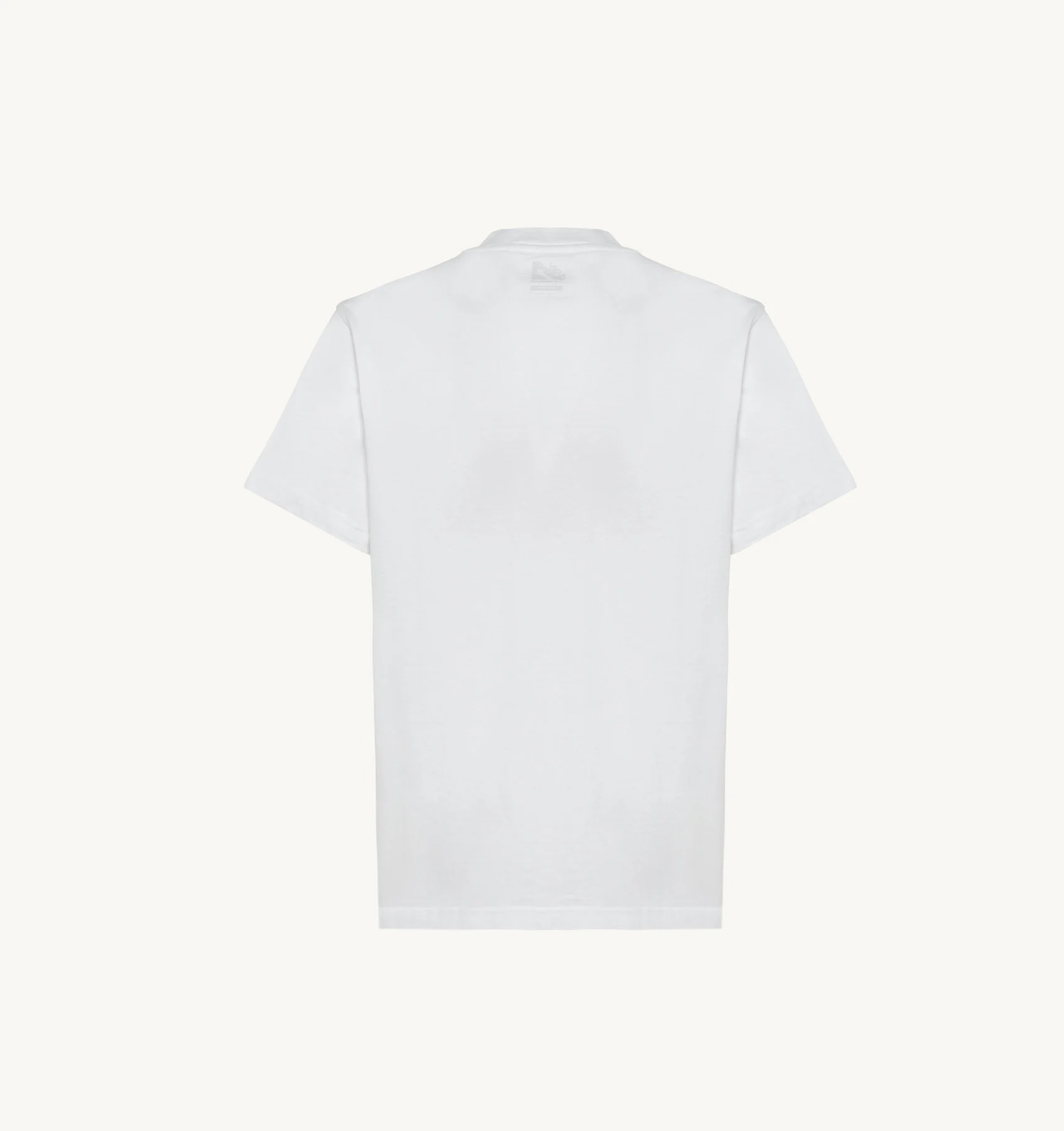 TENNIS T-SHIRT IN WHITE COTTON JERSEY