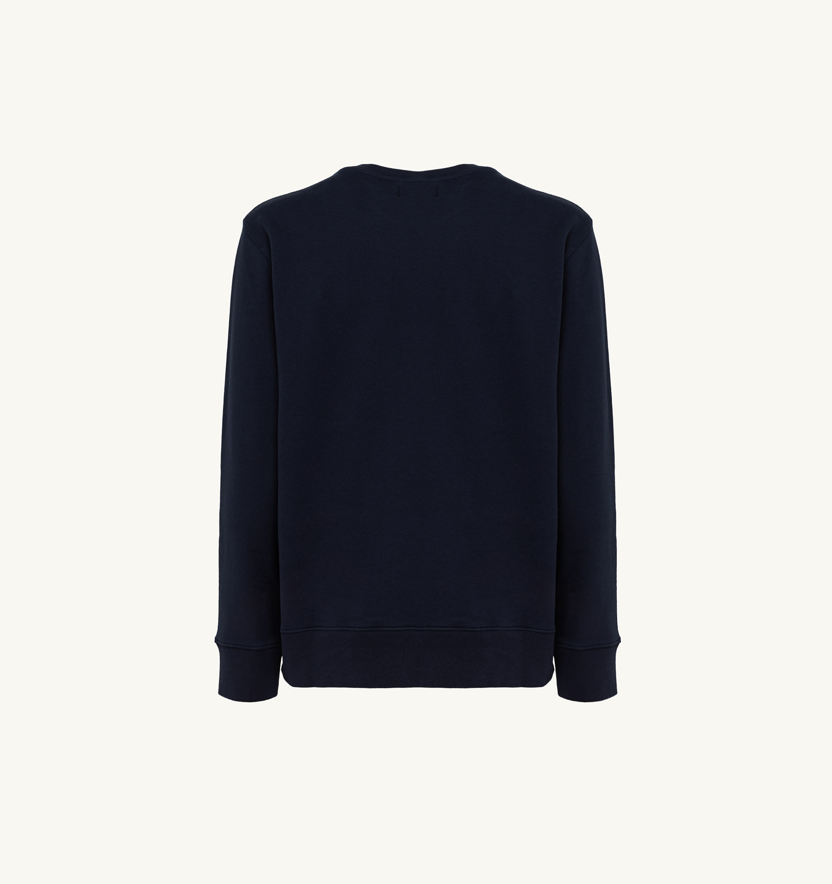 CREW NECK SWEATSHIRT IN BLUE COTTON