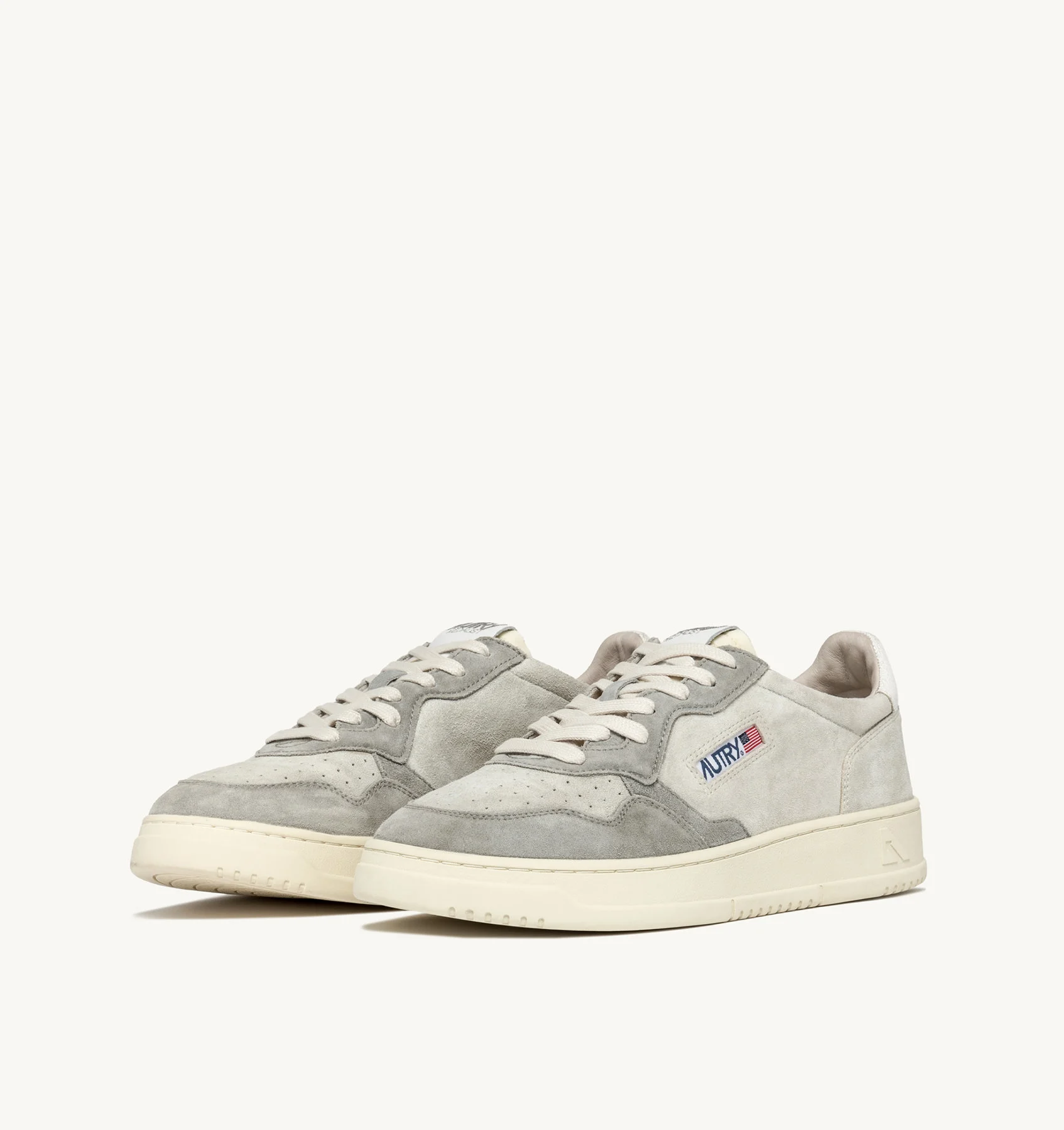 MEDALIST LOW SNEAKERS COLOR CREAM-WHITE AND GRAY