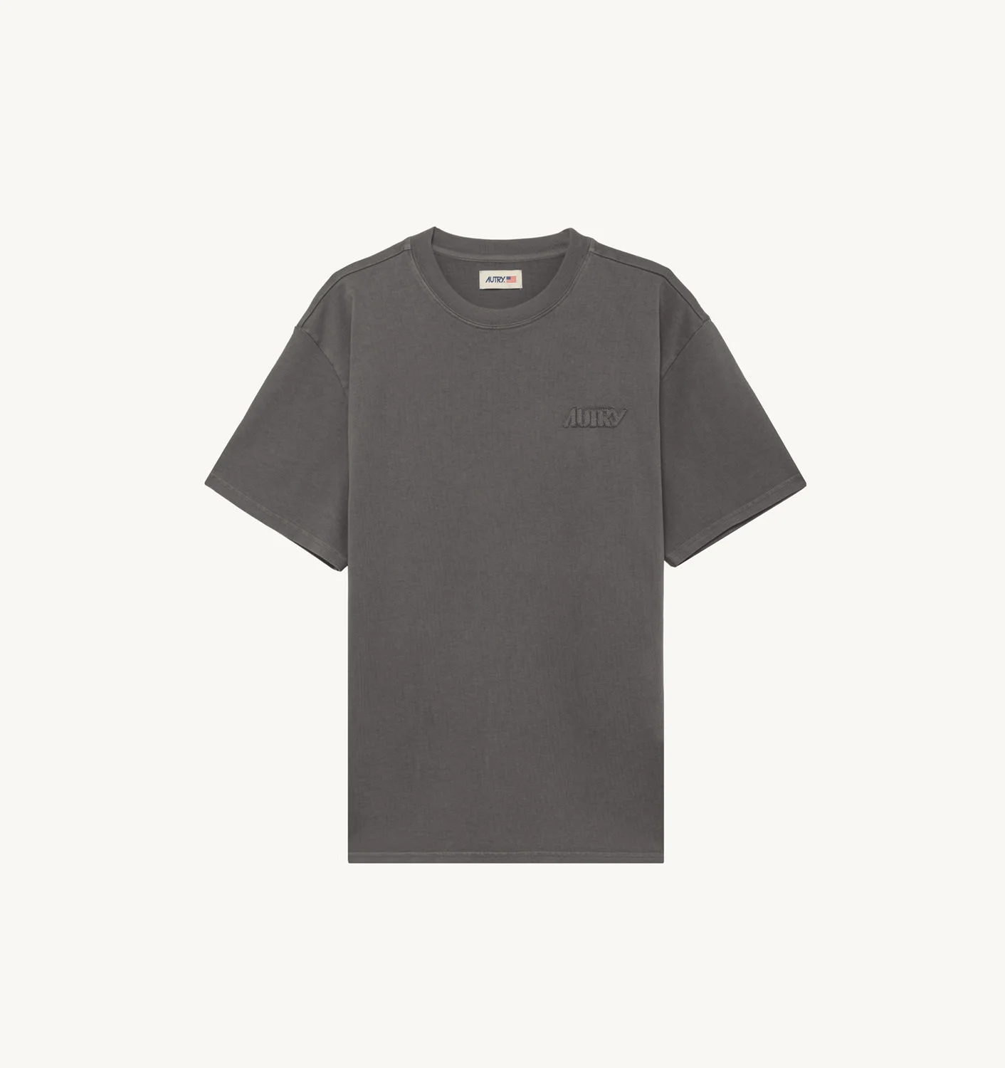 LOOSE-FIT T-SHIRT IN GRAY HEAVY COTTON