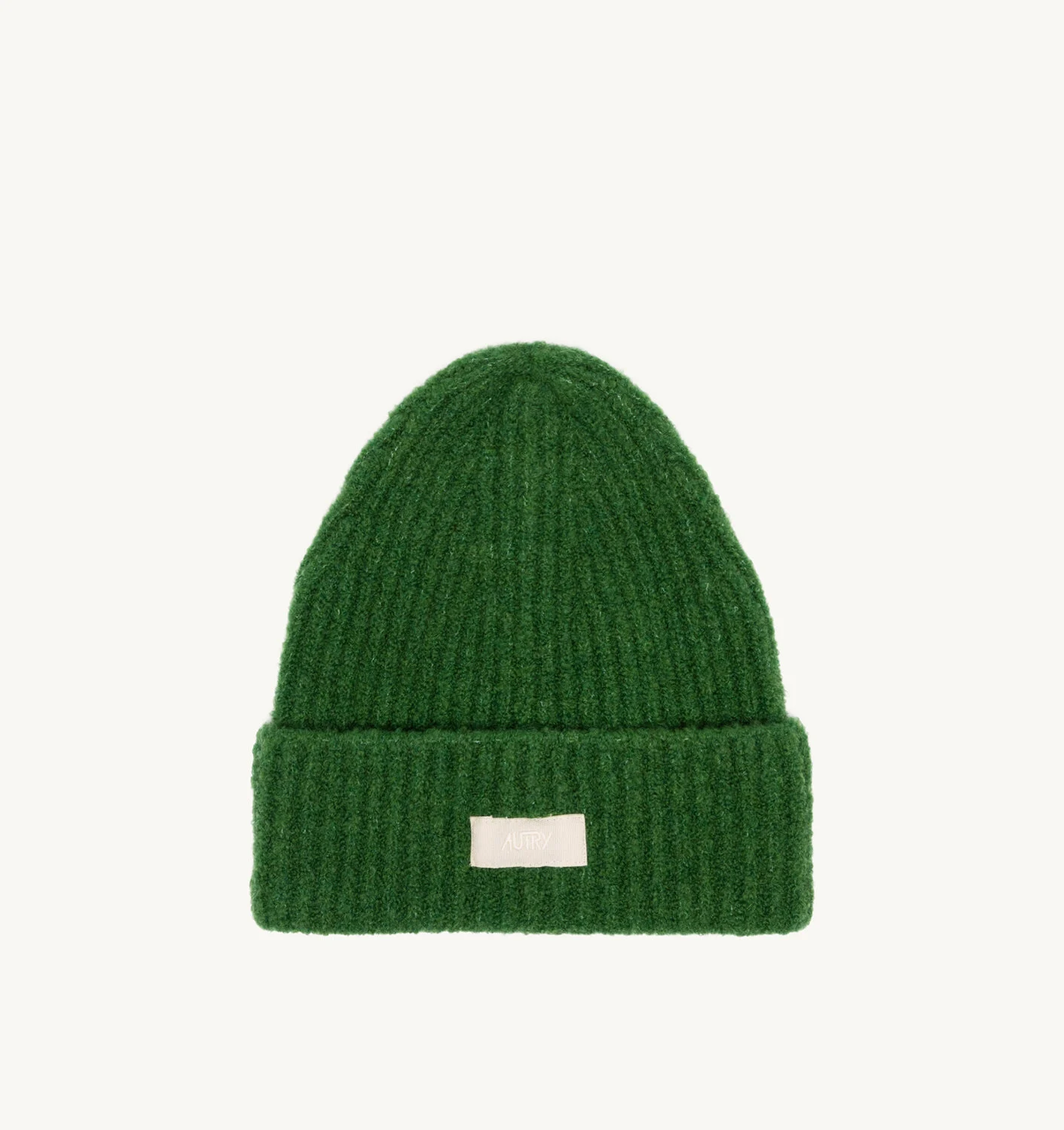 BEANIE IN GREEN WOOL