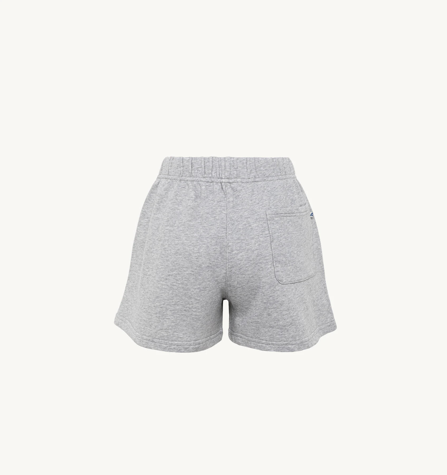 SHORTS IN MELANGE GRAY COTTON JERSEY
