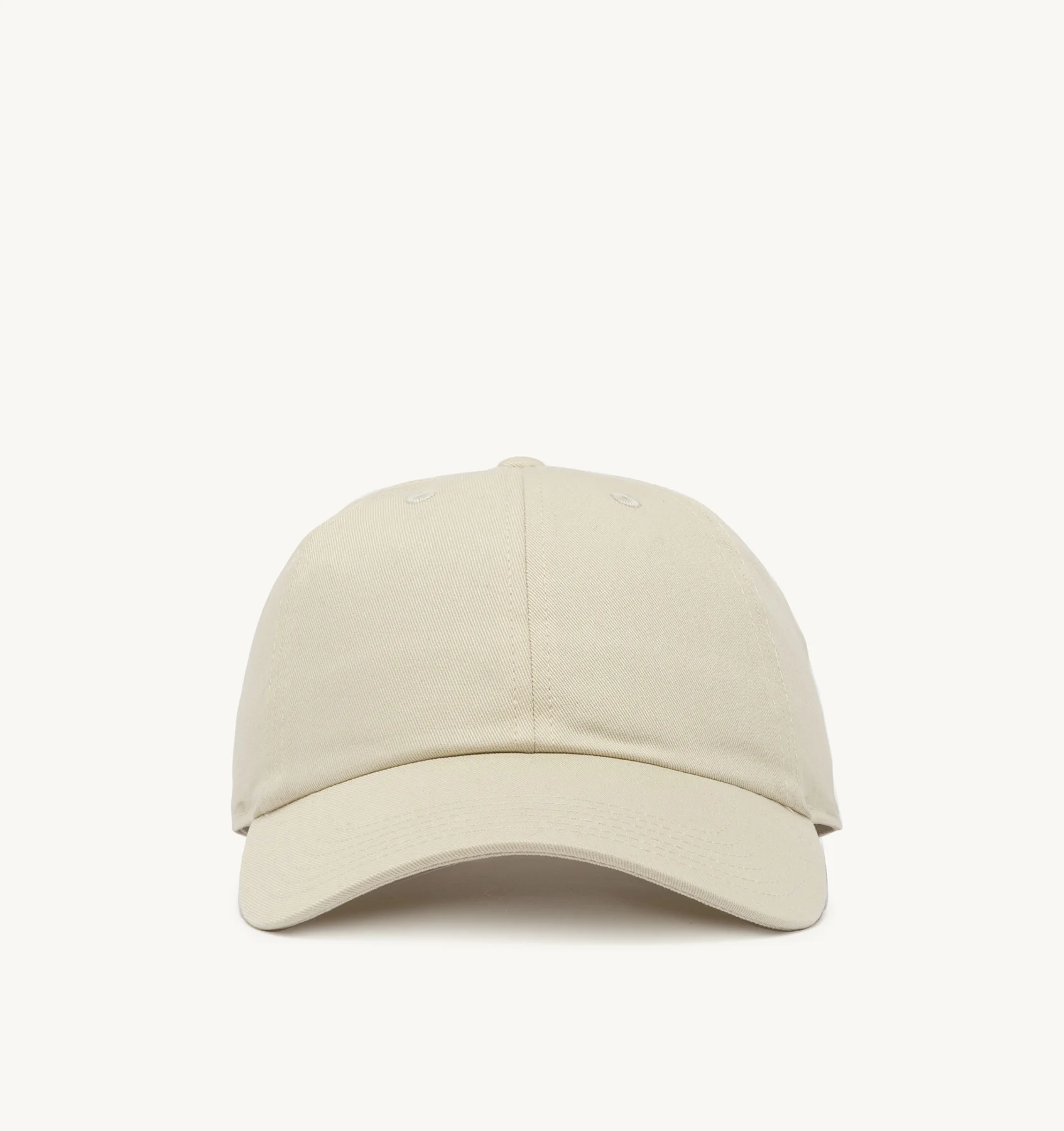 BASEBALL CAP IN EMBROIDERED WHITE COTTON
