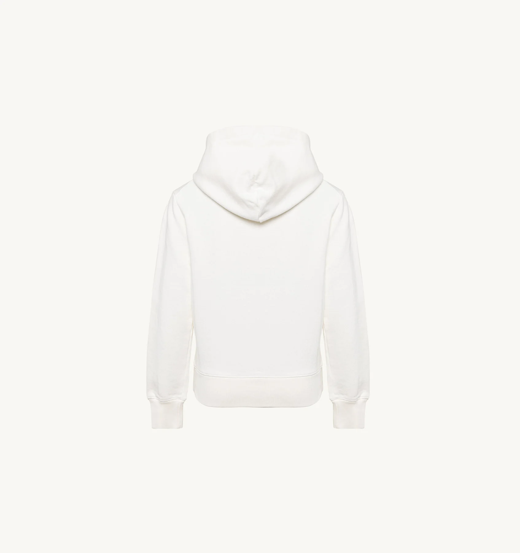 SWEATSHIRT KIDS HOODED IN COTTON JERSEY COLOR WHITE