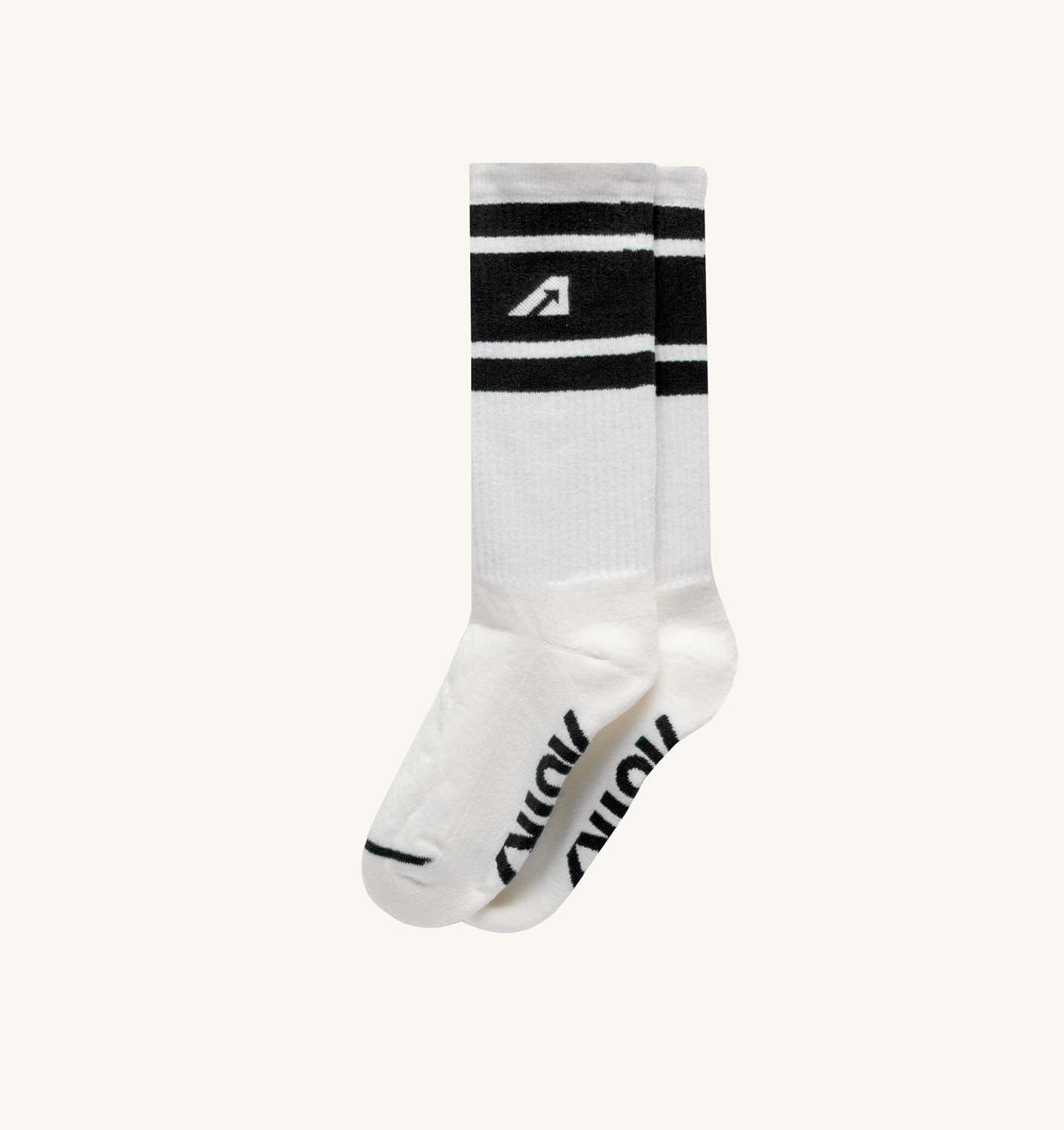 SOCKS IN BLACK COTTON TERRY