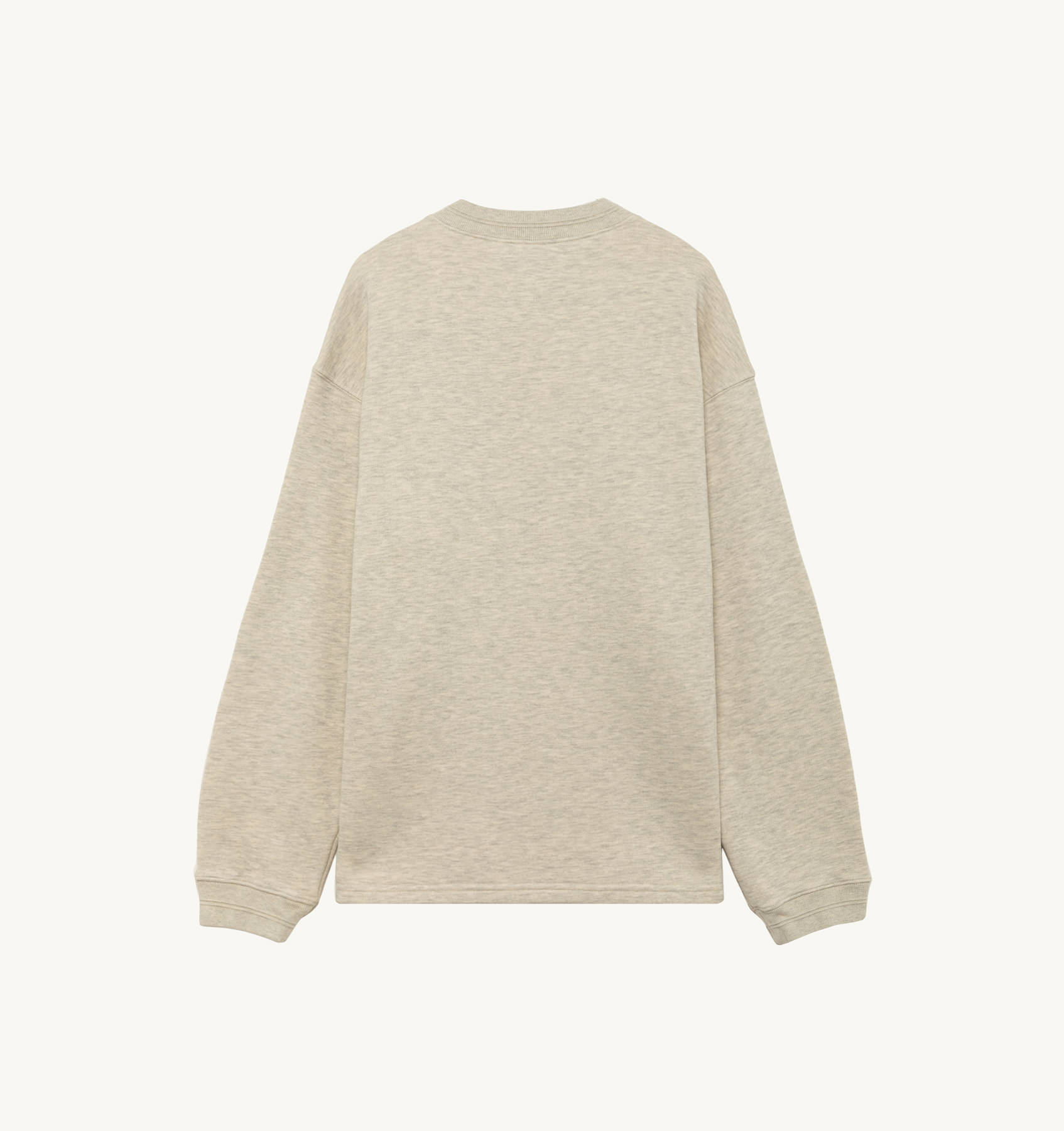 LOOSE-FIT SWEATSHIRT IN GRAY HEAVY JERSEY