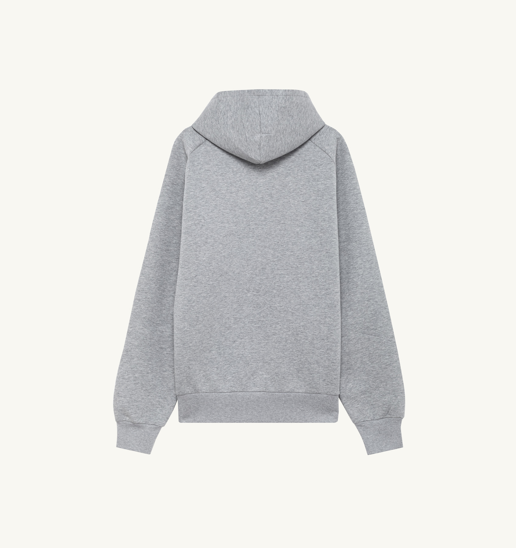 UNISEX HOODIE IN GRAY M脡LANGE NEOPRENE