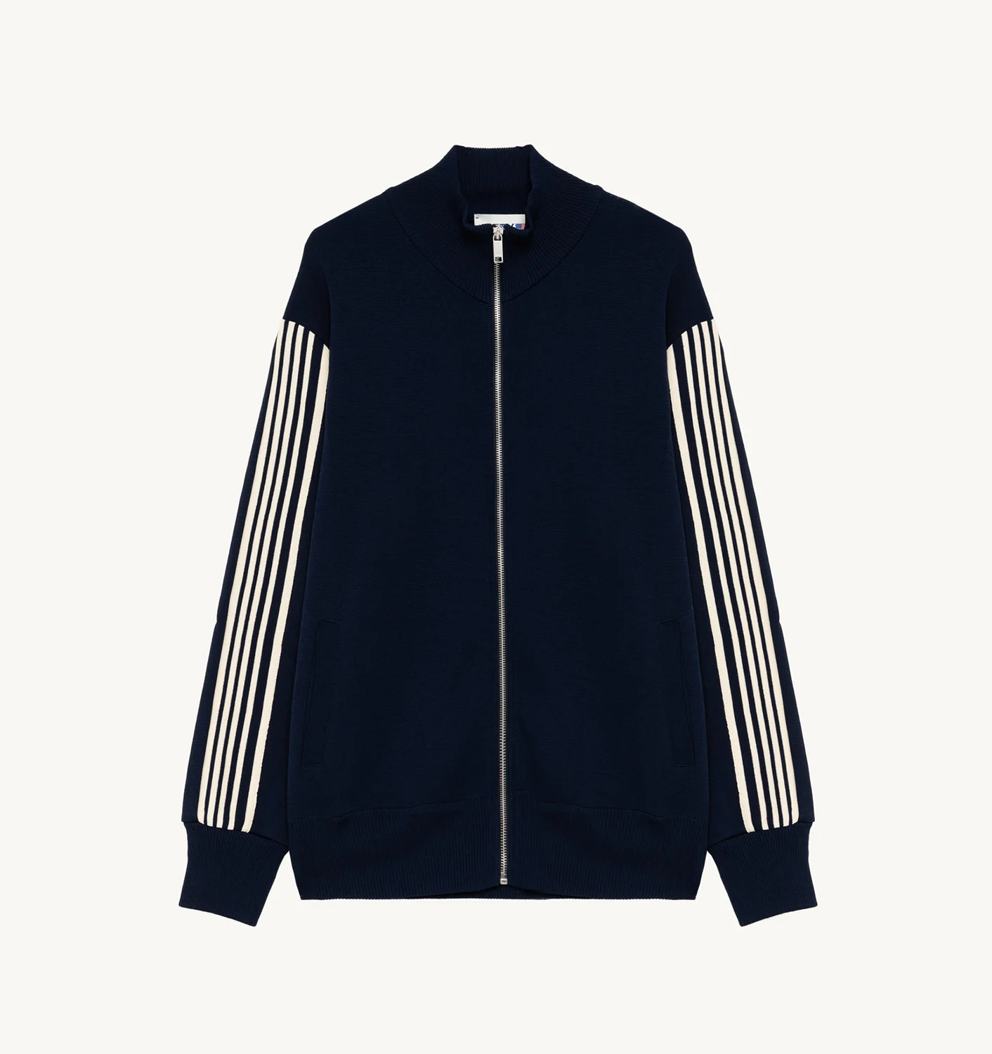 JACKET IN BLUE VISCOSE