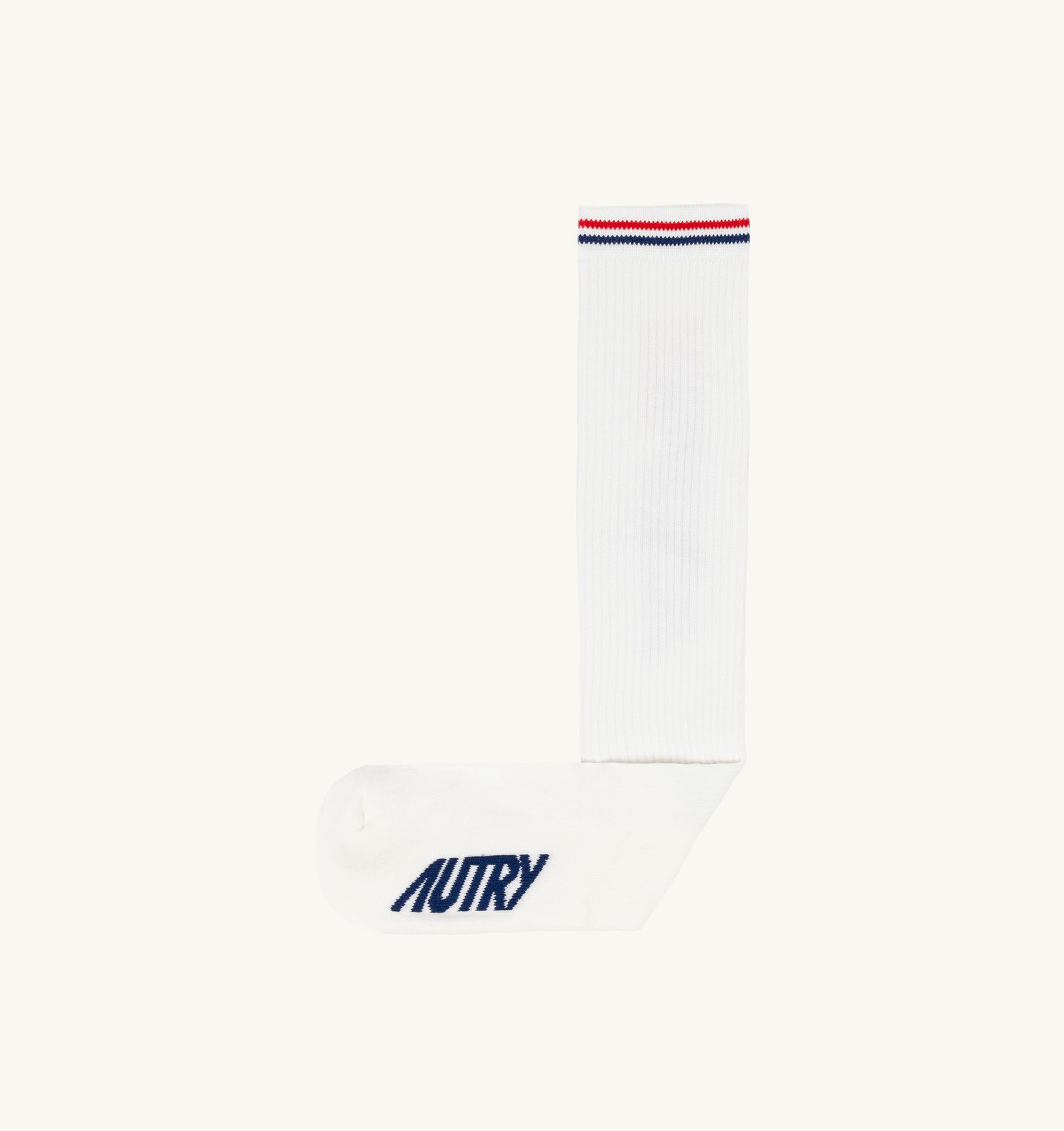 SOCKS IN WHITE COTTON TERRY WITH LOGO