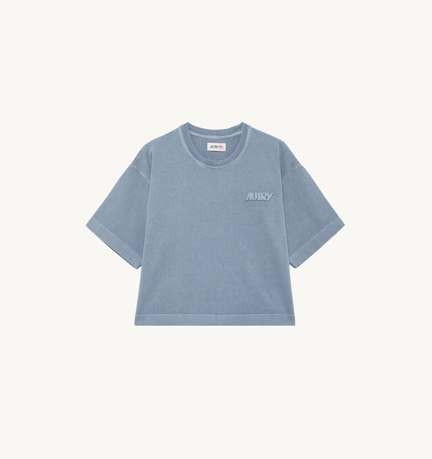 BOXY T-SHIRT IN INDIGO HEAVY COTTON