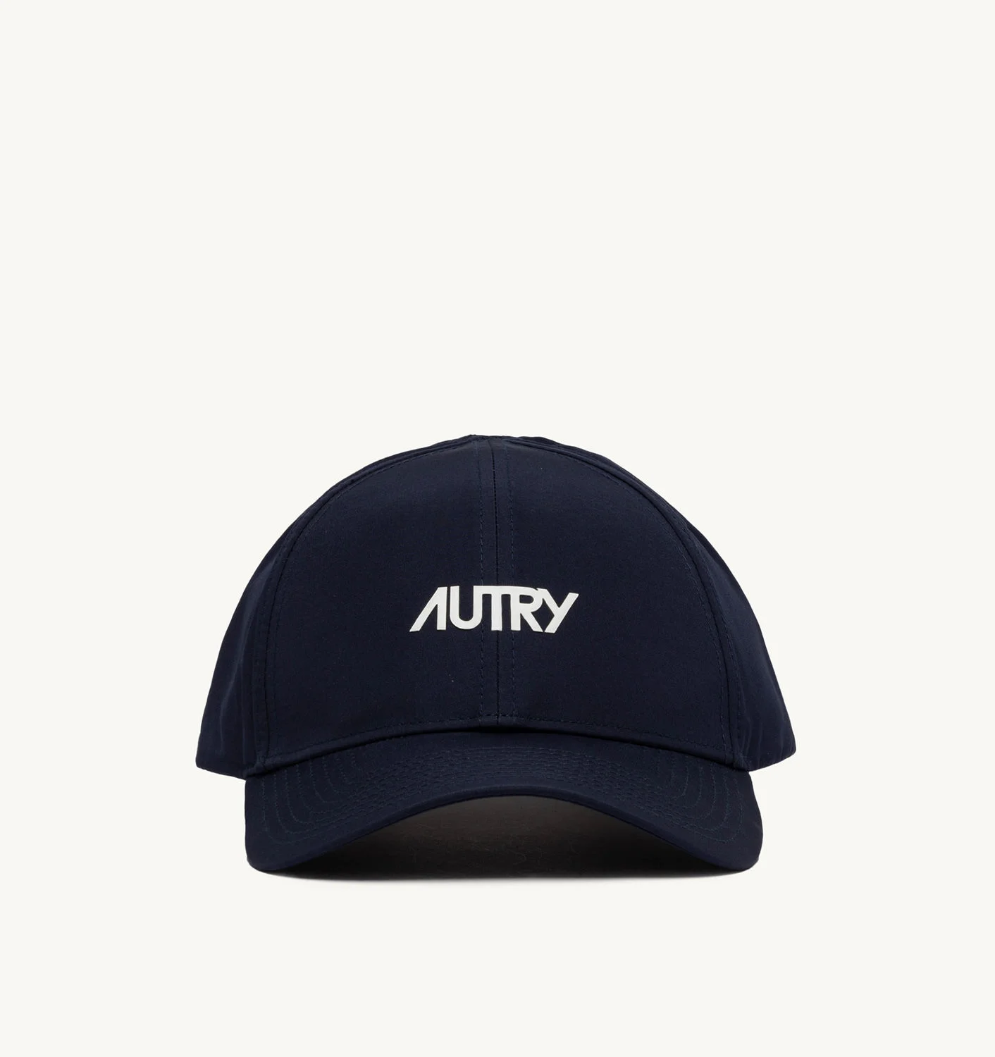 BASEBALL CAP IN BLUE NYLON WITH BRICK LOGO