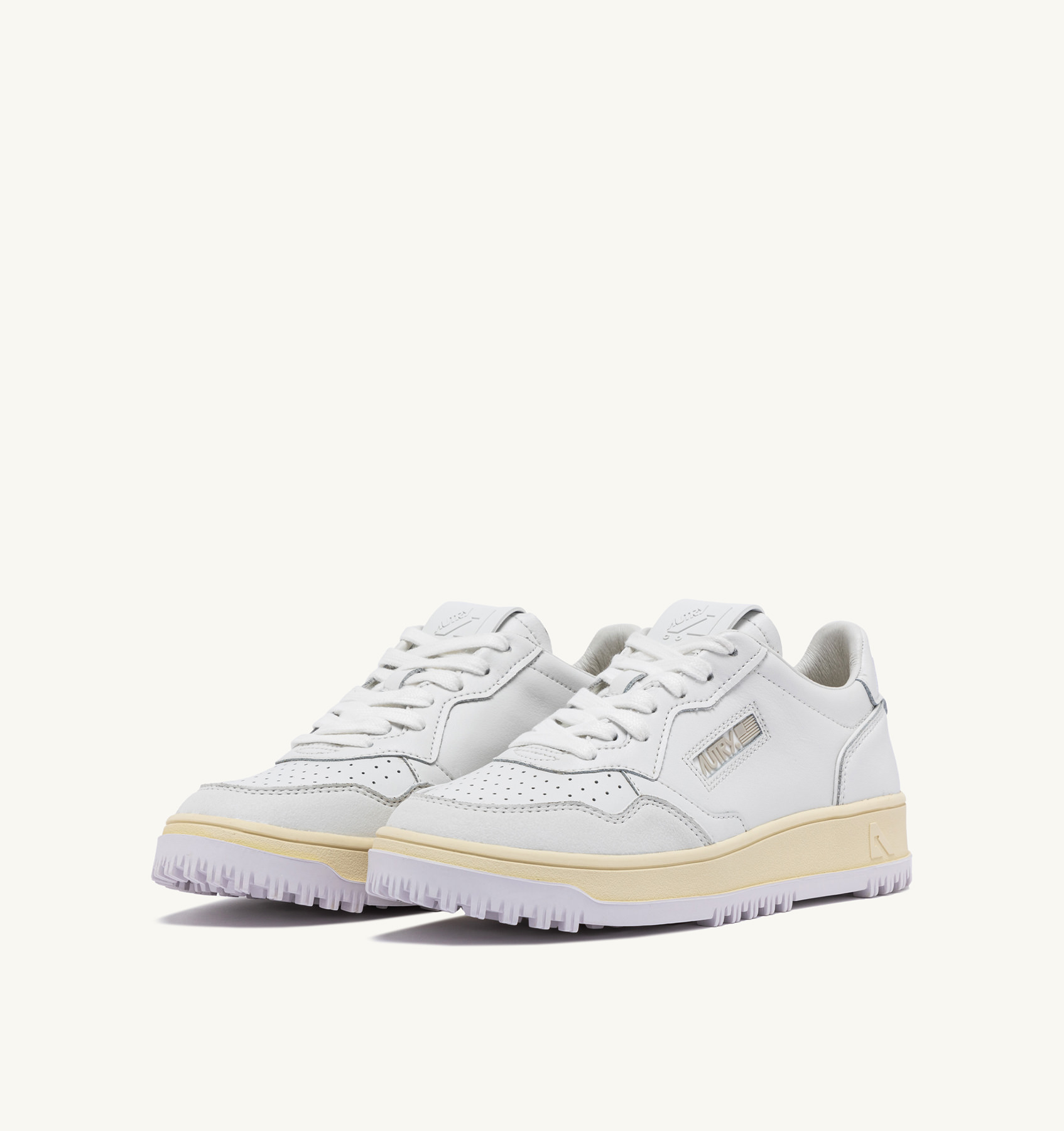 GOLF LOW SNEAKERS IN LEATHER COLOR WHITE