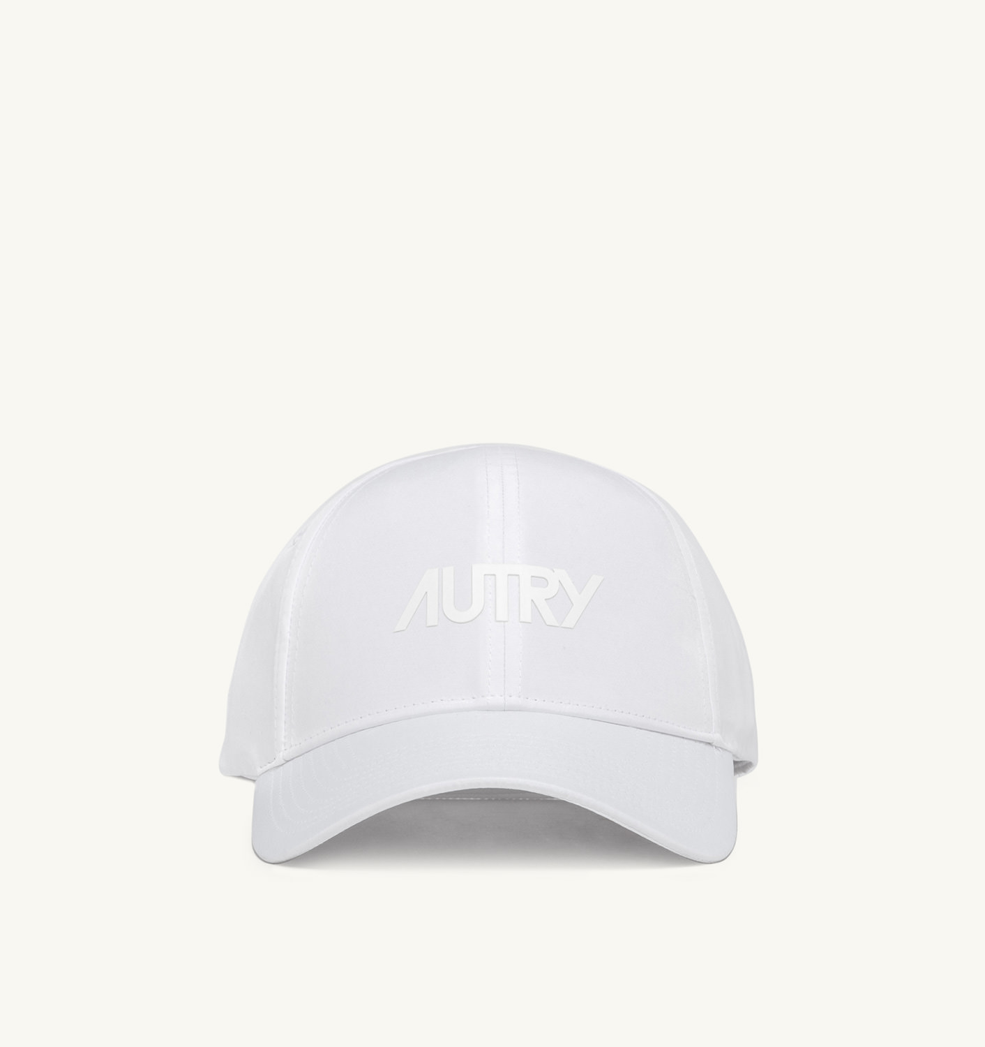 BASEBALL CAP IN WHITE NYLON