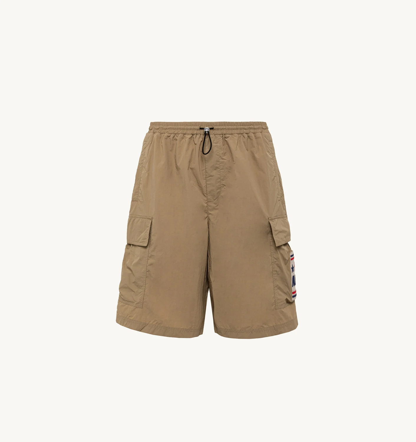 SHORTS IN BEIGE NYLON