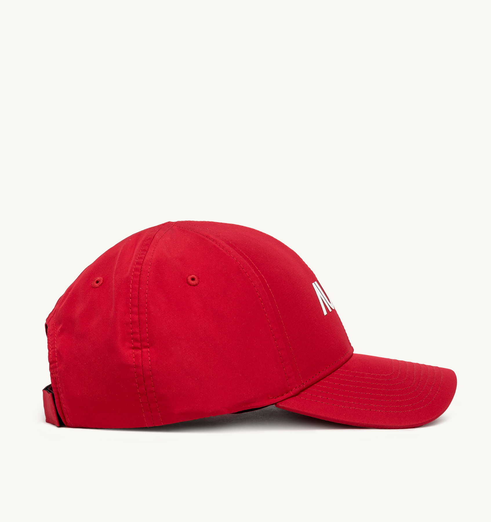 BASEBALL CAP IN RED NYLON