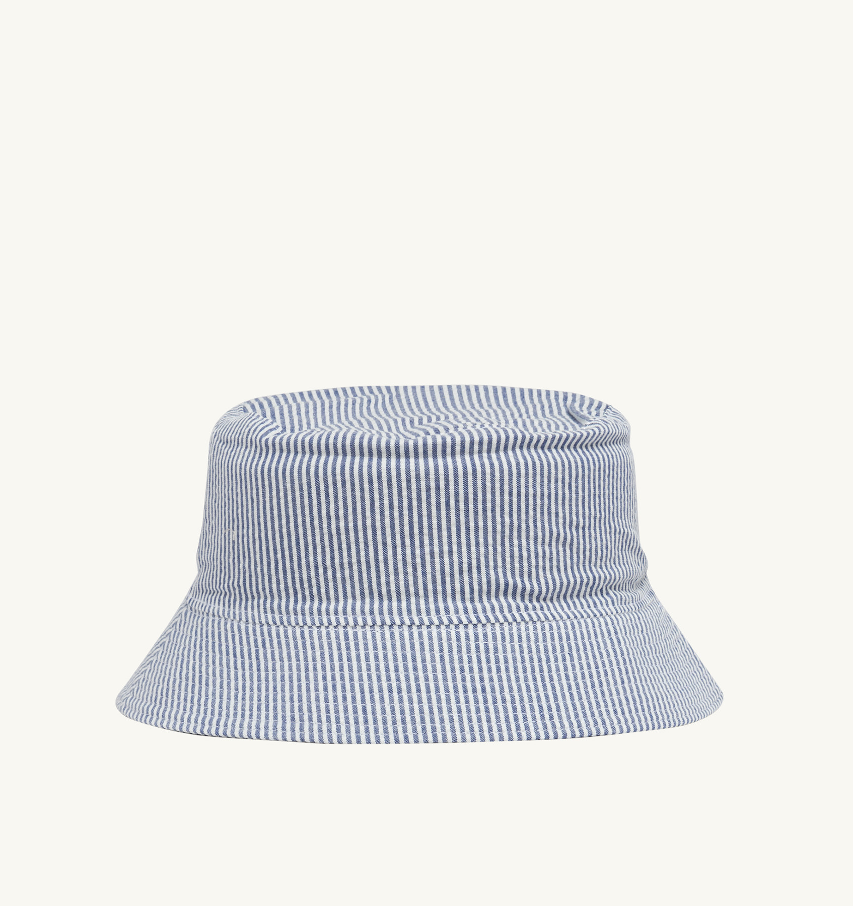 BUCKET HAT IN STRIPED COTTON