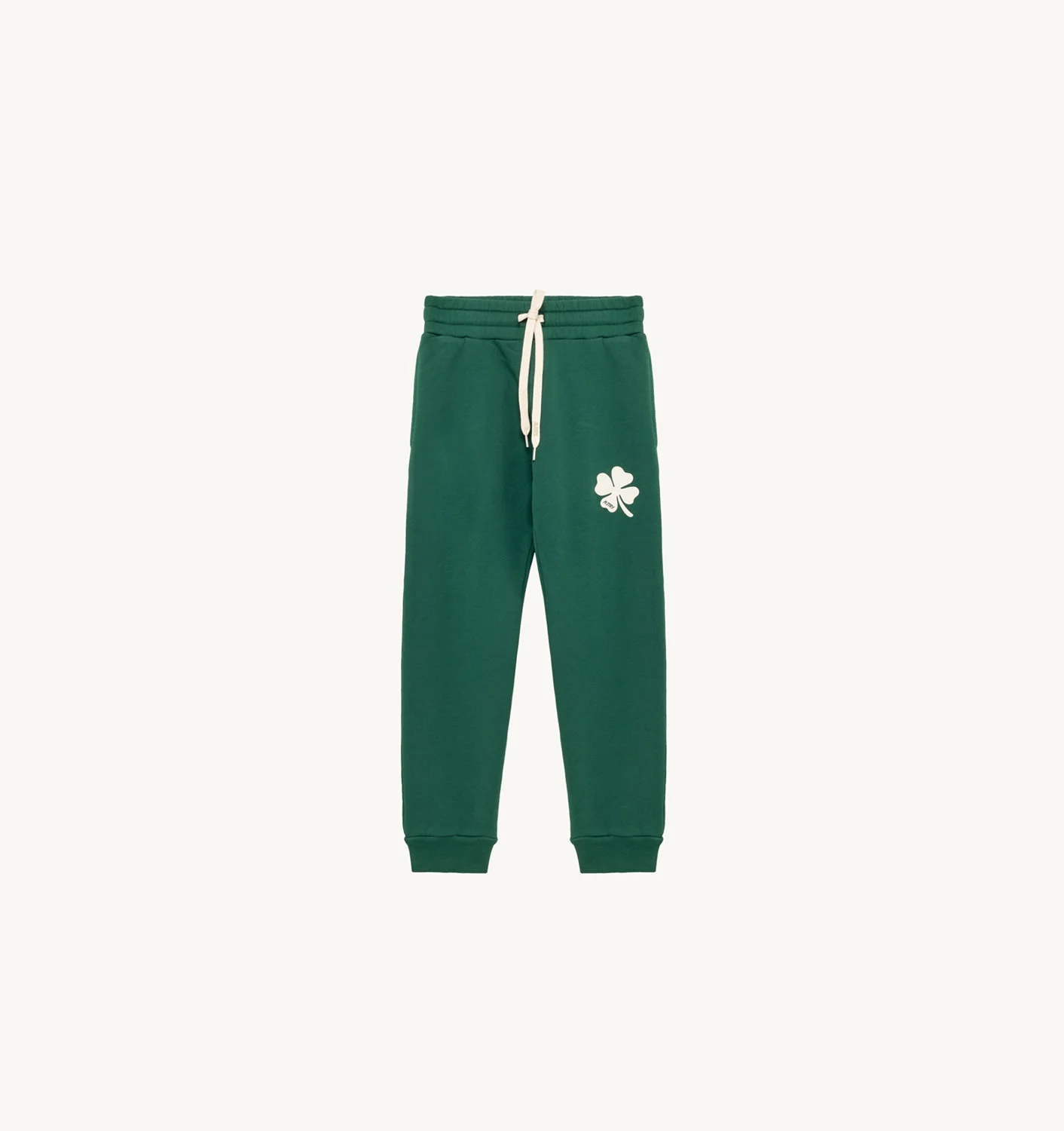 KIDS SWEATPANTS IN GREEN JERSEY
