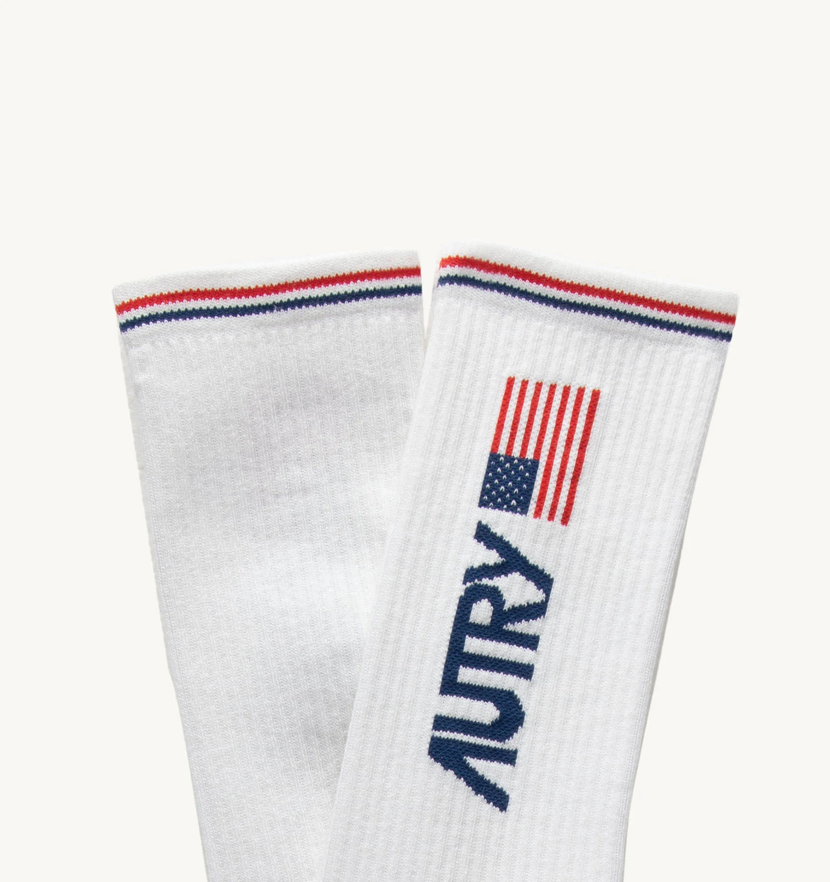SOCKS IN WHITE COTTON TERRY