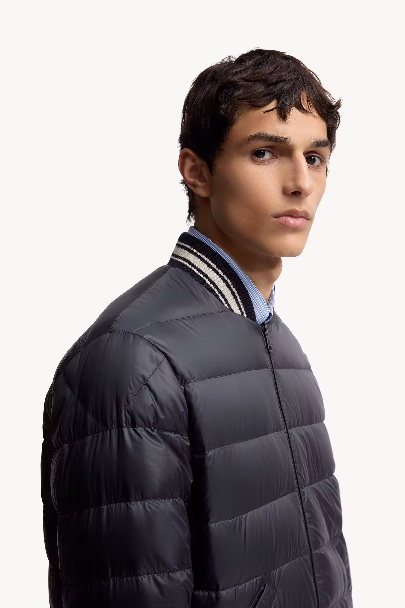 Vennes Reversible Down Bomber Jacket