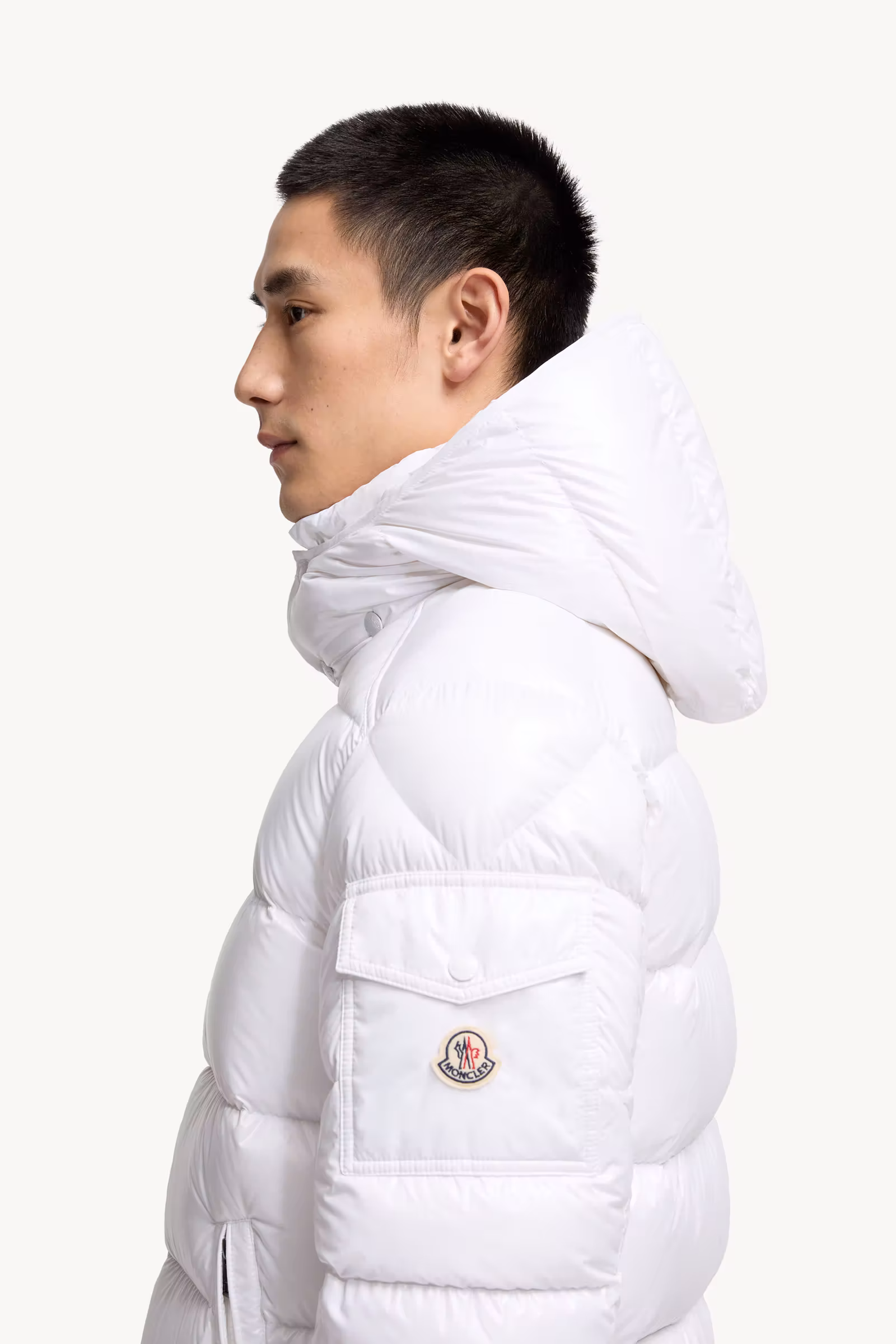 Moncler Maya Hooded Short Down Jacket