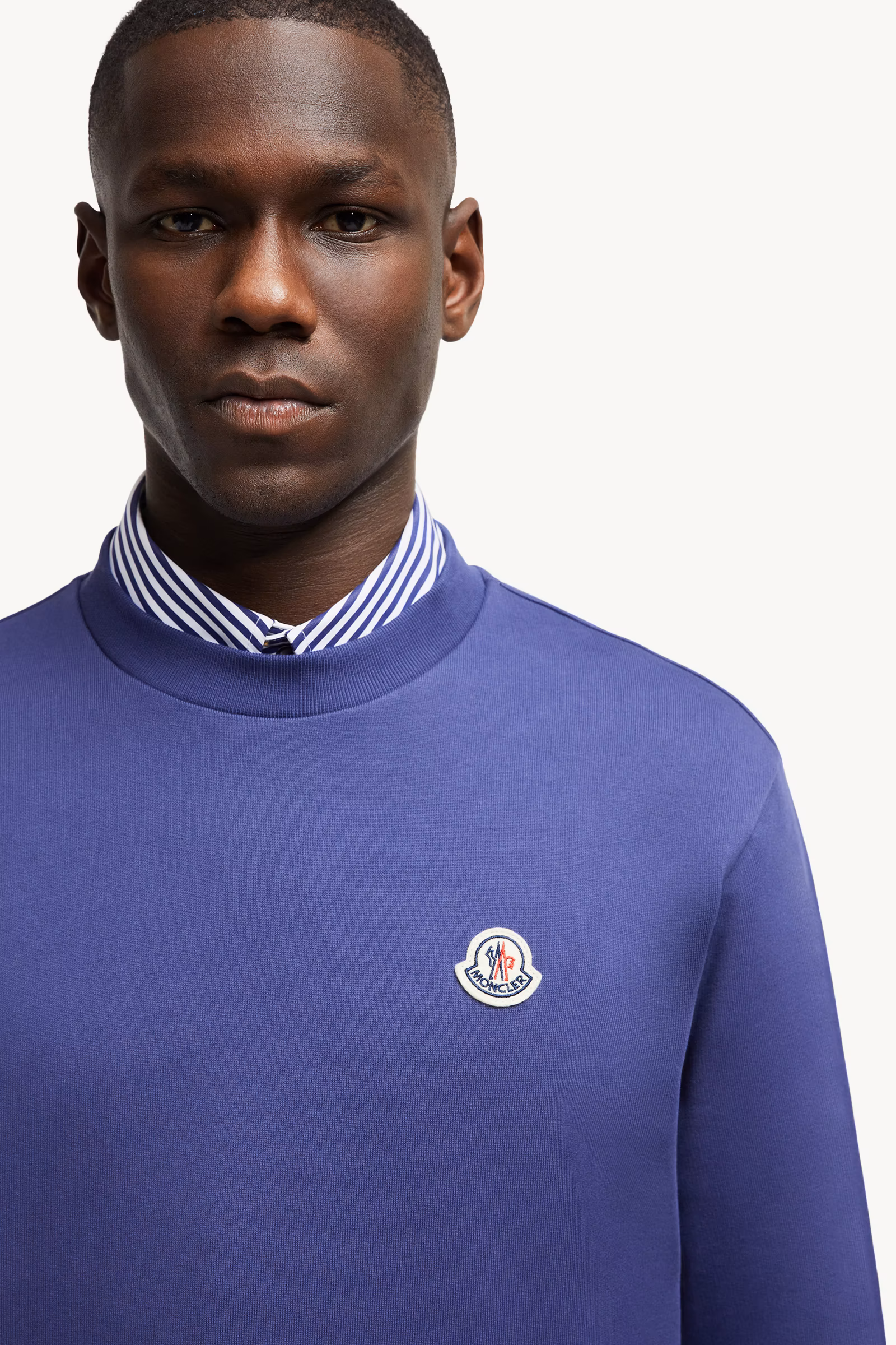 Logo Patch Cotton Sweatshirt