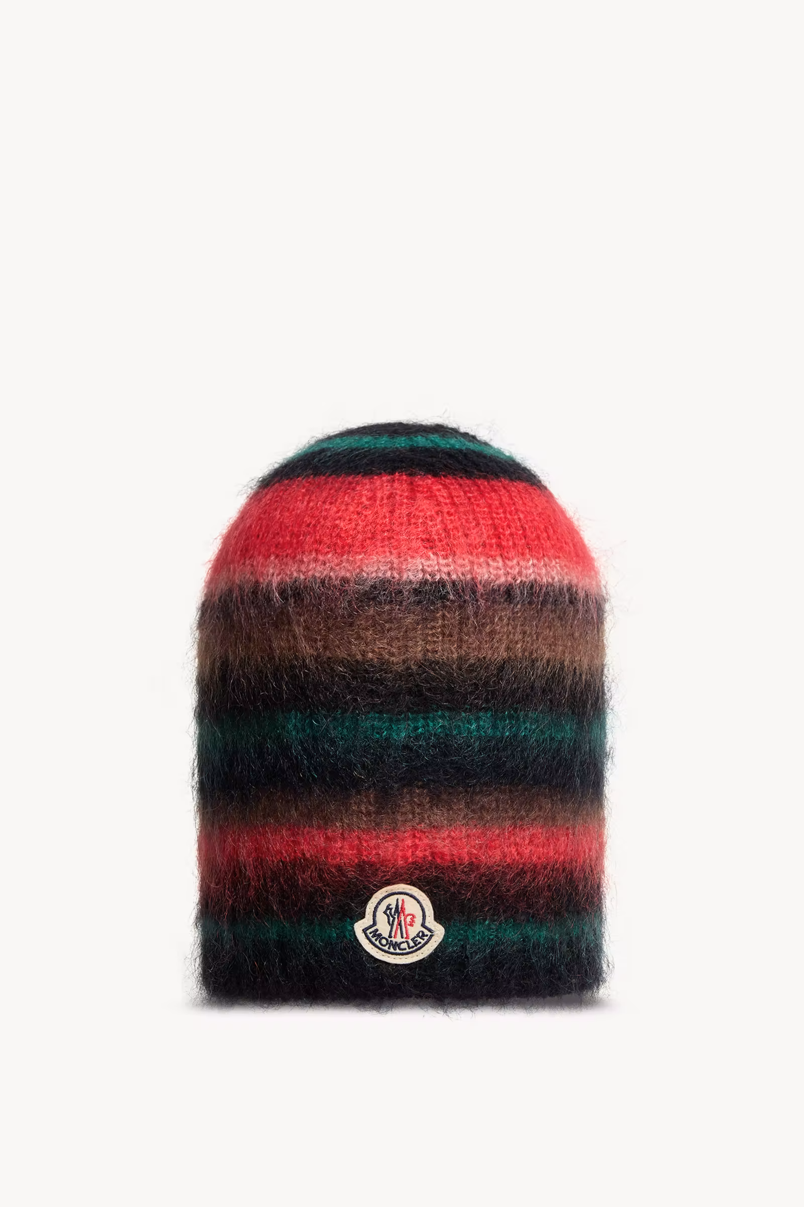Striped Mohair Beanie