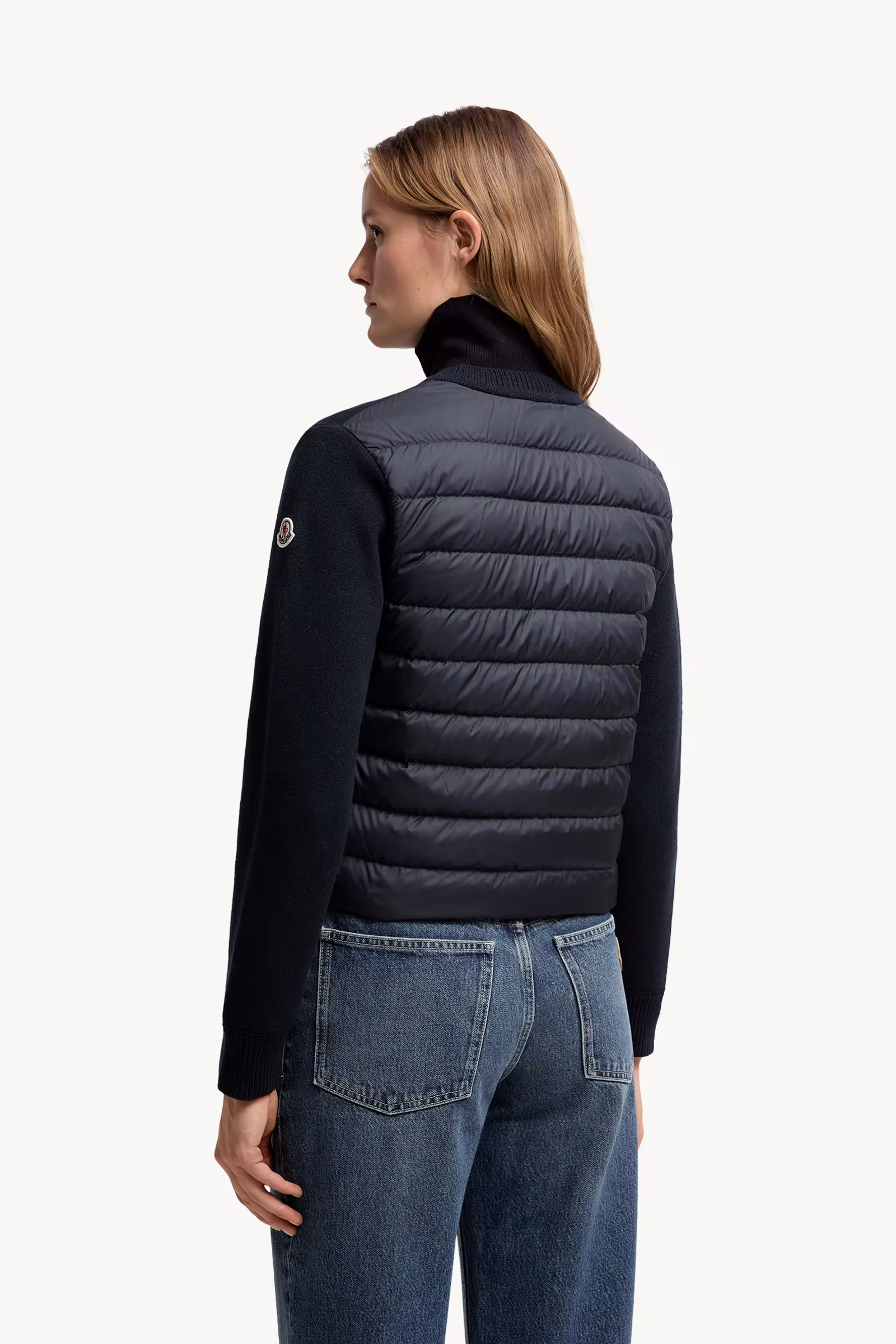 Padded Wool Cardigan