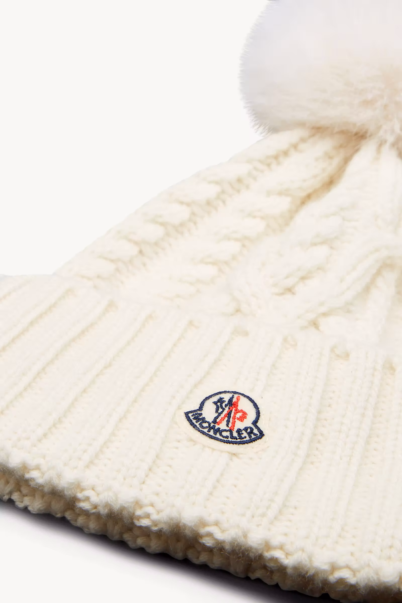 Cashmere Blend Beanie with Pom Pom