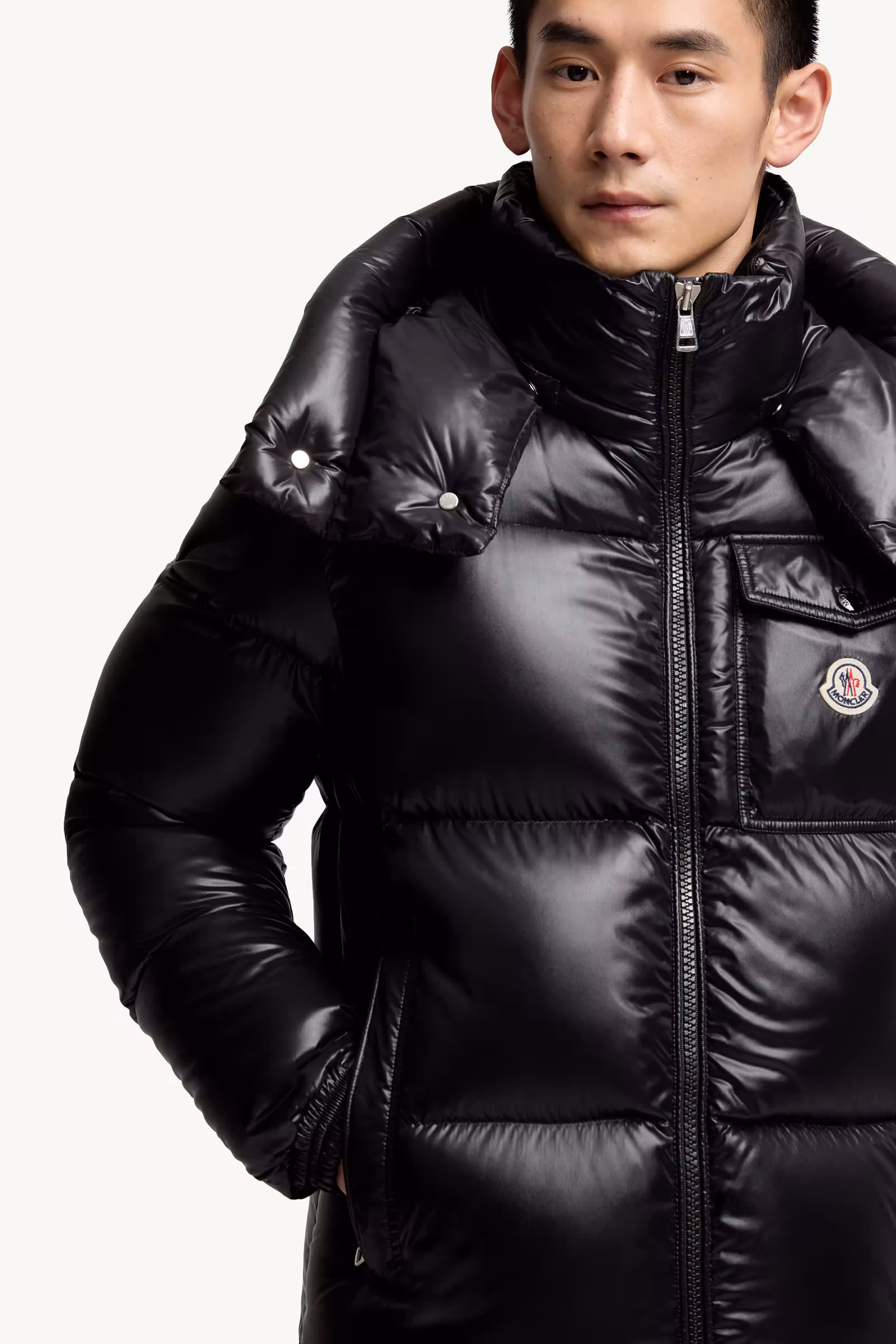 Montbeliard Hooded Short Down Jacket