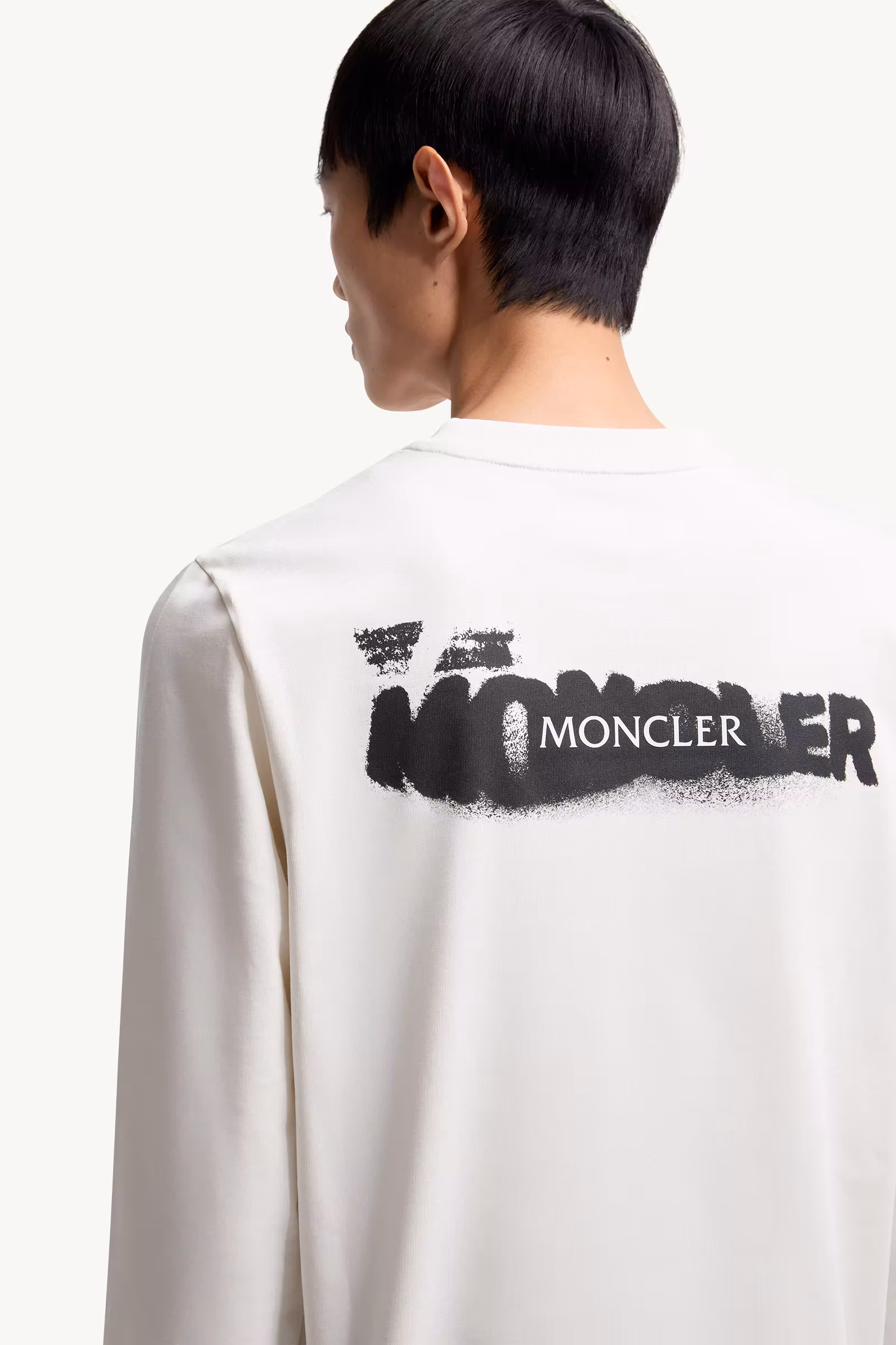 Graphic Logo Long Sleeve Cotton T-Shirt