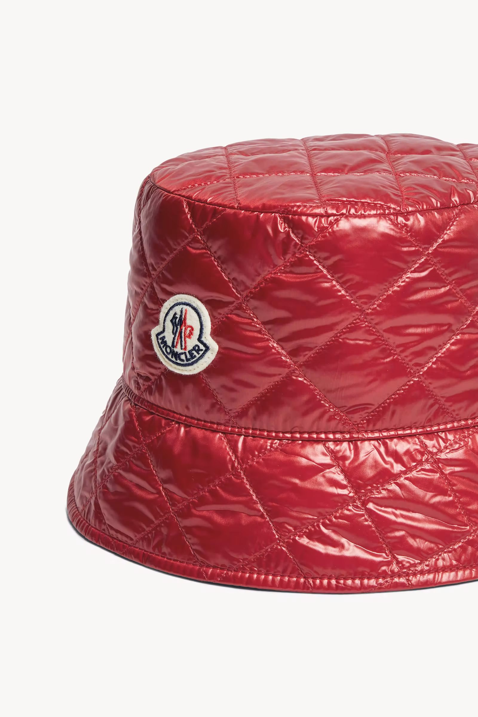 Diamond-Quilted Padded Bucket Hat